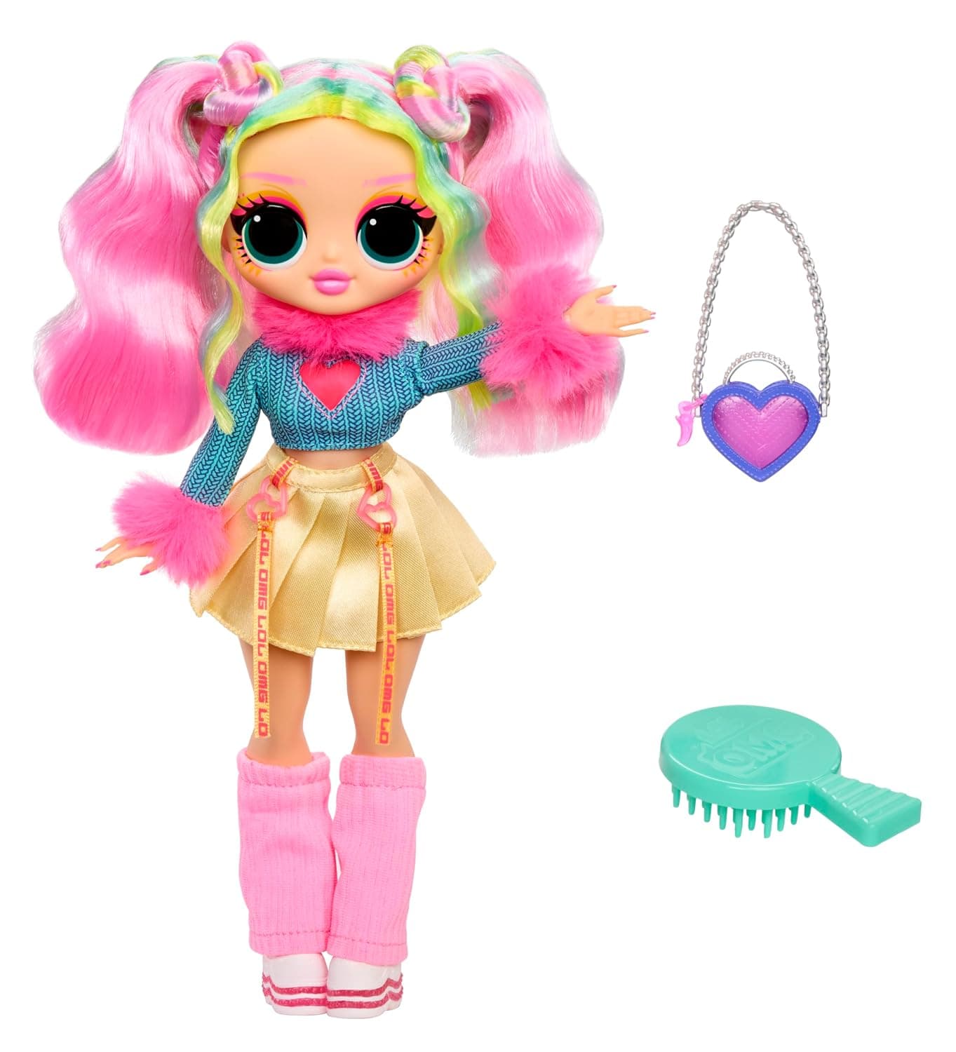 LOL Surprise OMG Entry Doll Bubblegum DJ 11-Inch Fashion Doll with Stylish Clothes, Accessories, Display-Ready Box, Collectible OMG Dolls Candylicious, Kitty K, Miss Royale, Fun Gift for Kids Girls