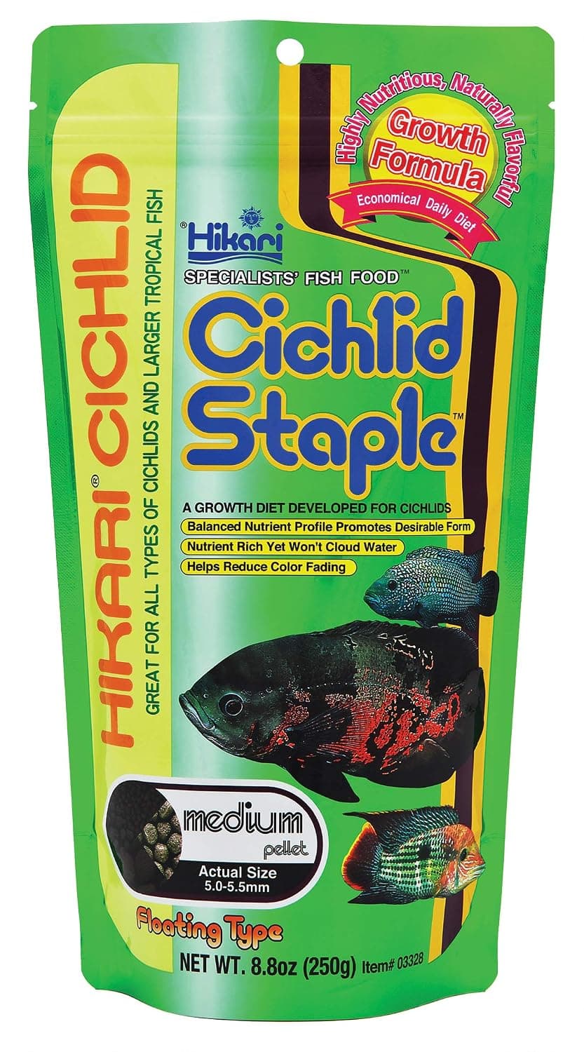 Hikari Cichlid Main Food Medium Pellets 250g 2 Packs 4923/3698