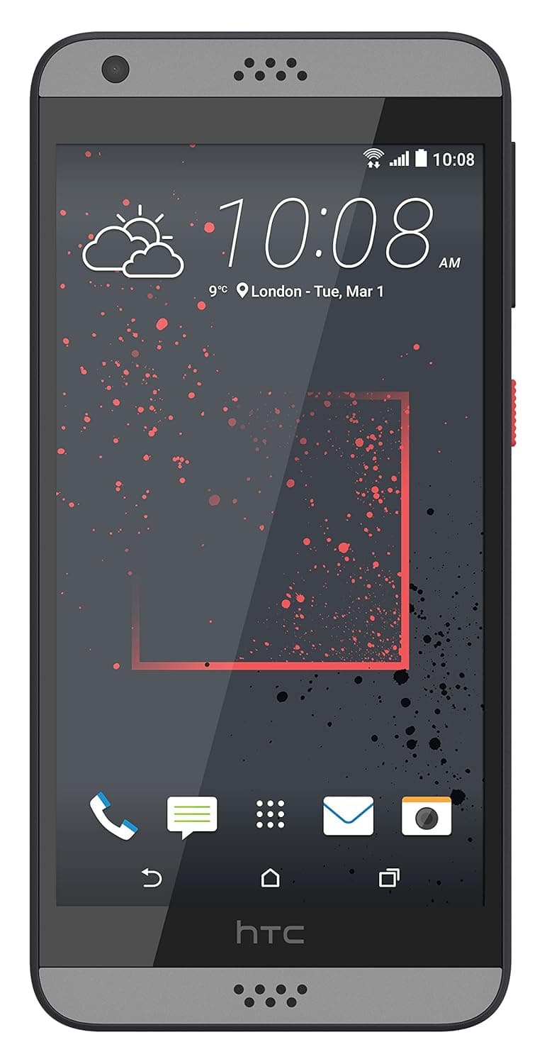 HTC Desire 530 Dual-SIM 16GB ROM + 1.5GB RAM (GSM Only | No CDMA) Factory Unlocked 4G/LTE Smartphone (Black) - International Version