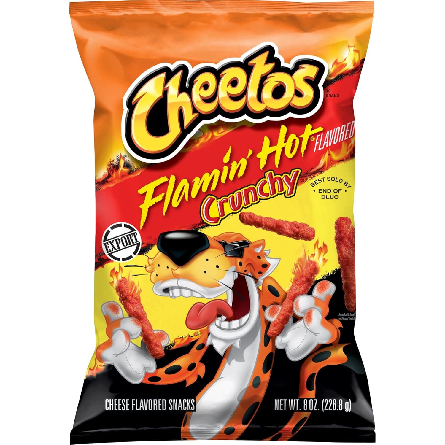 Cheetos Crunchy, Flamin Hot, 227g (Export)