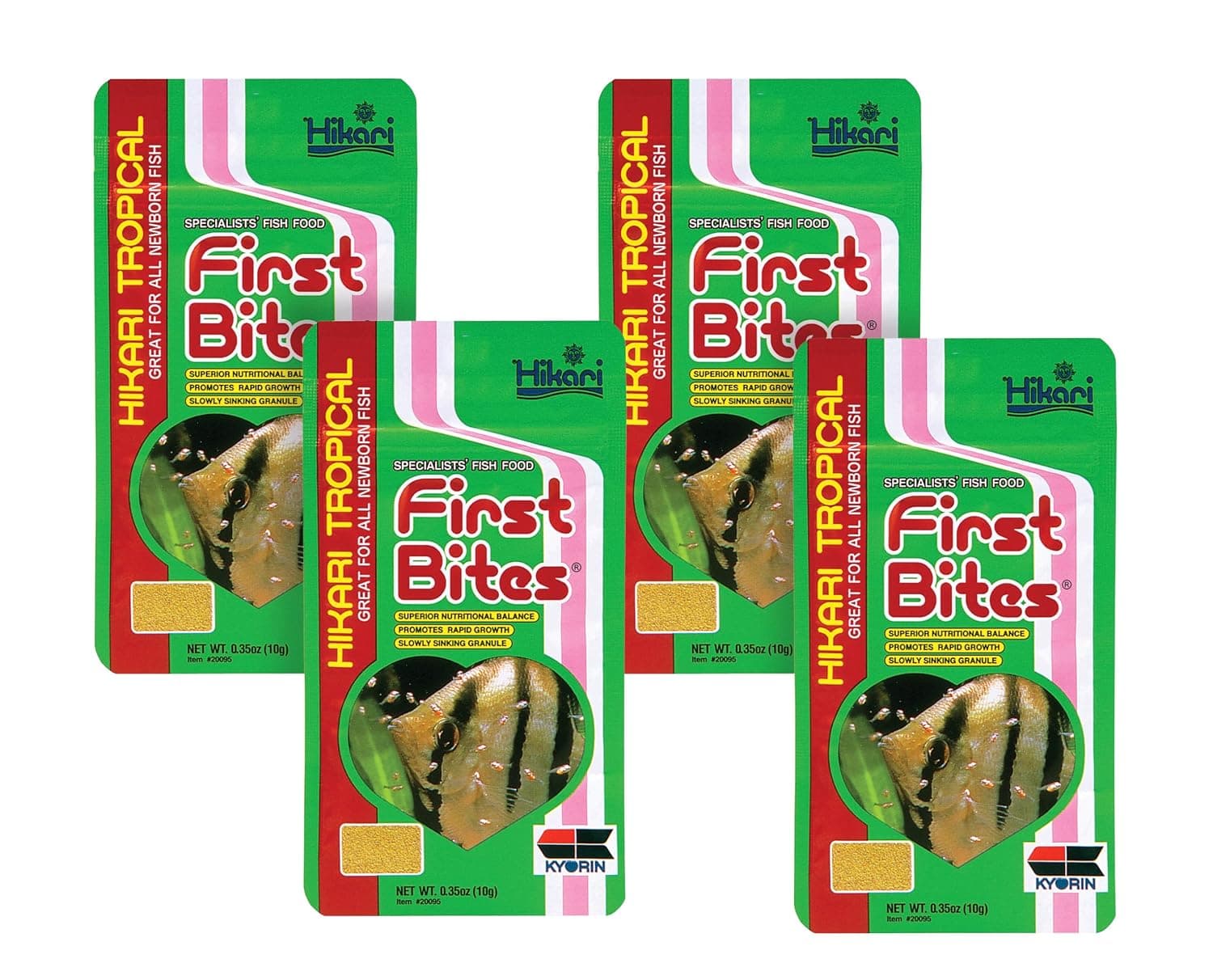 Hikari First Bites Fish Food (0.35oz) - Set of 4