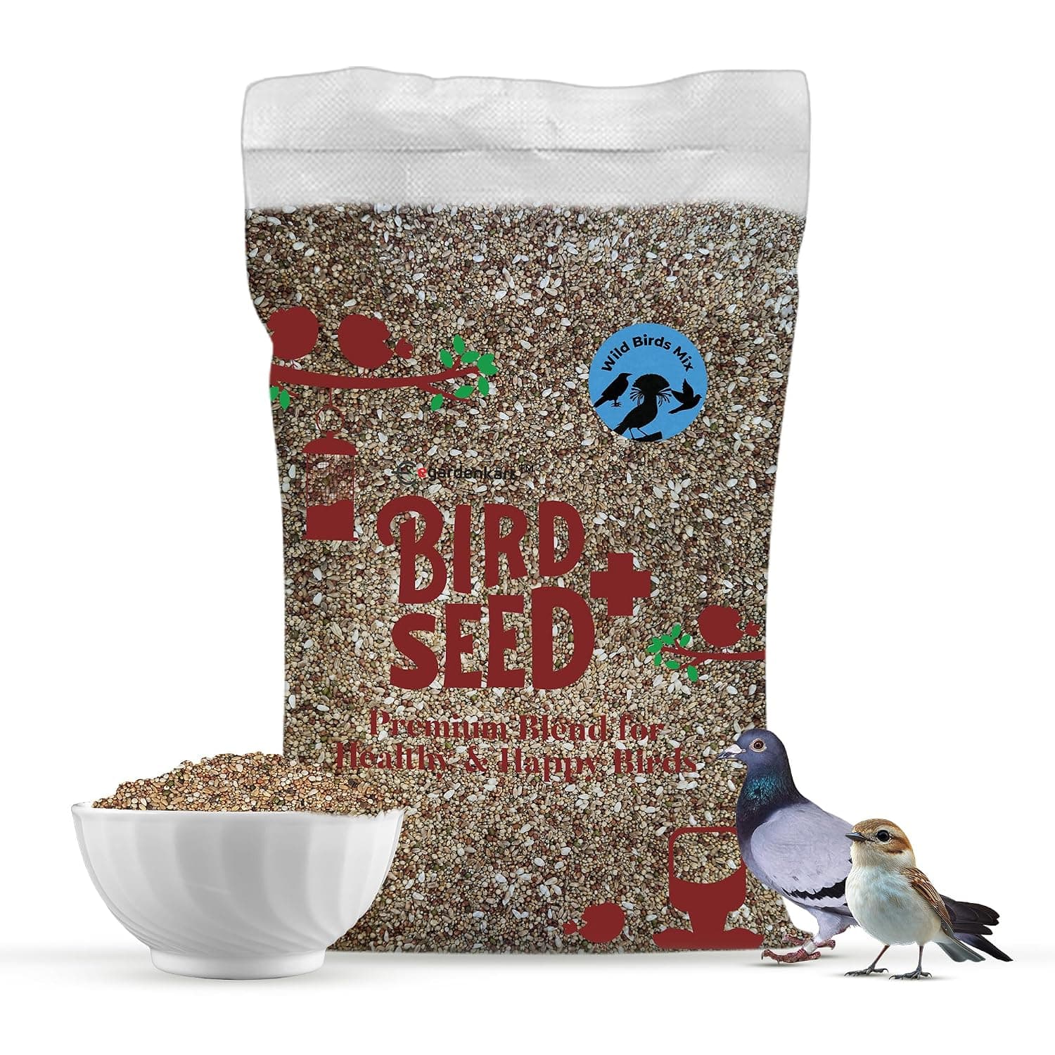 Egardenkart® Bird Food Mix Pigeon Food wild bird food (10kgs, Economy)