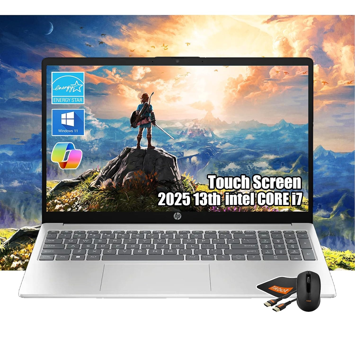 HP Pavilion 15.6" FHD Touchscreen Laptop | Intel 13th i7-1355U(Beats i9-10880H)| 16GB RAM | 1TB SSD | Iris Xe Graphics | Business Laptop | Computadora Portátil |W/Accessories