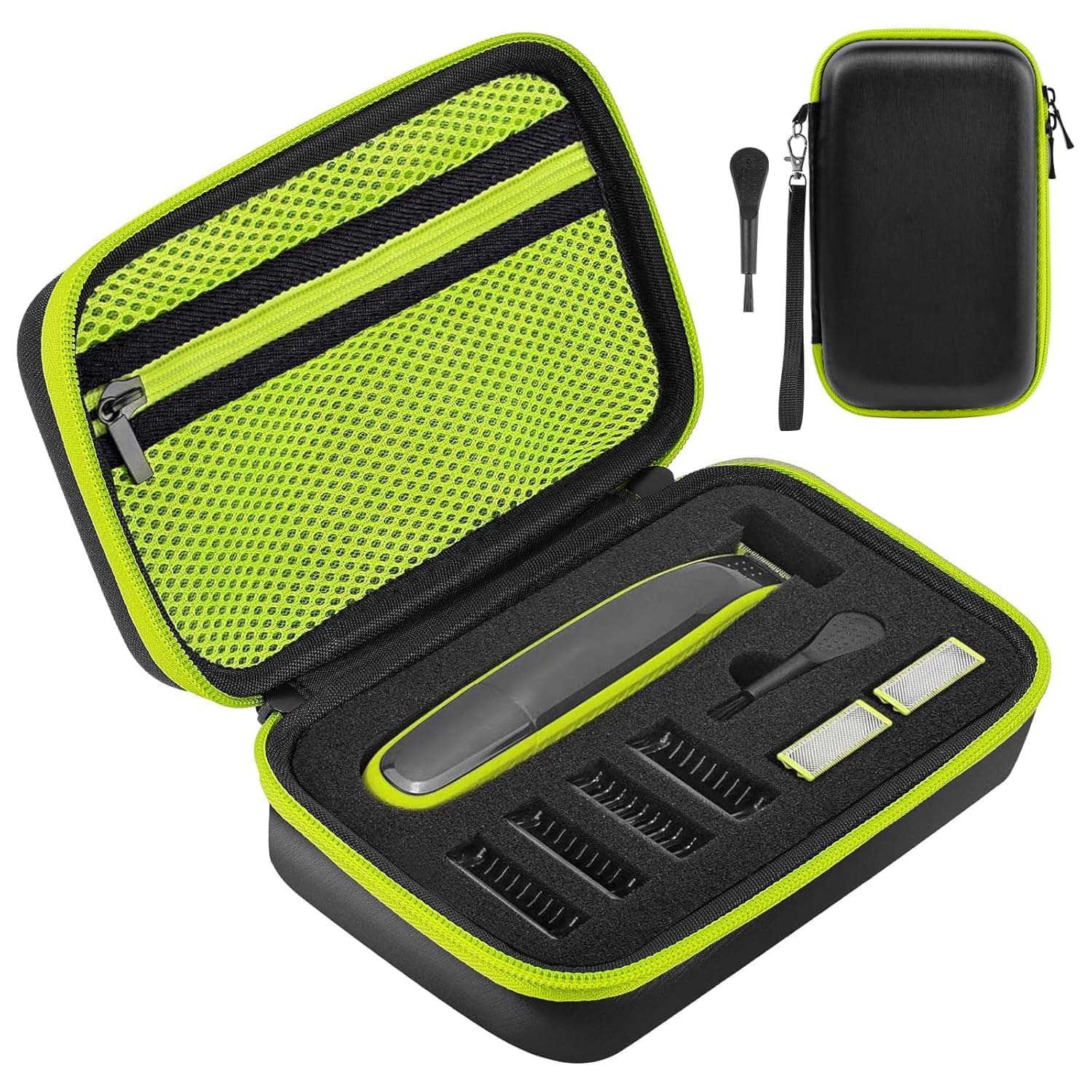 Case for Philips O Blade QP2630 QP2520 QP2620 QP2724 QP6550 –Portable Trimmer Shaver Protection, for Electric Face, Body Groomers, Shockproof, Waterproof, Durable Storage Pouch, Black