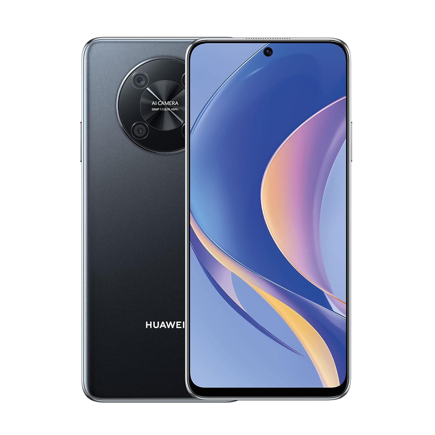 Huawei nova Y90 Dual-SIM 128GB ROM + 6GB RAM (GSM only | No CDMA) Factory Unlocked 4G/LTE Smartphone (Midnight Black) - International Version