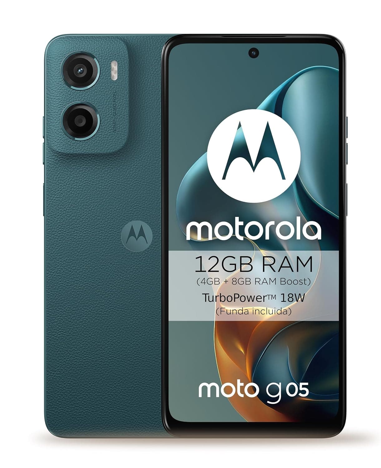 Motorola Moto G05 Dual-SIM 64GB ROM + 4GB RAM (GSM only | No CDMA) Factory Unlocked 4G/LTE Smartphone (Forest Green) - International Version