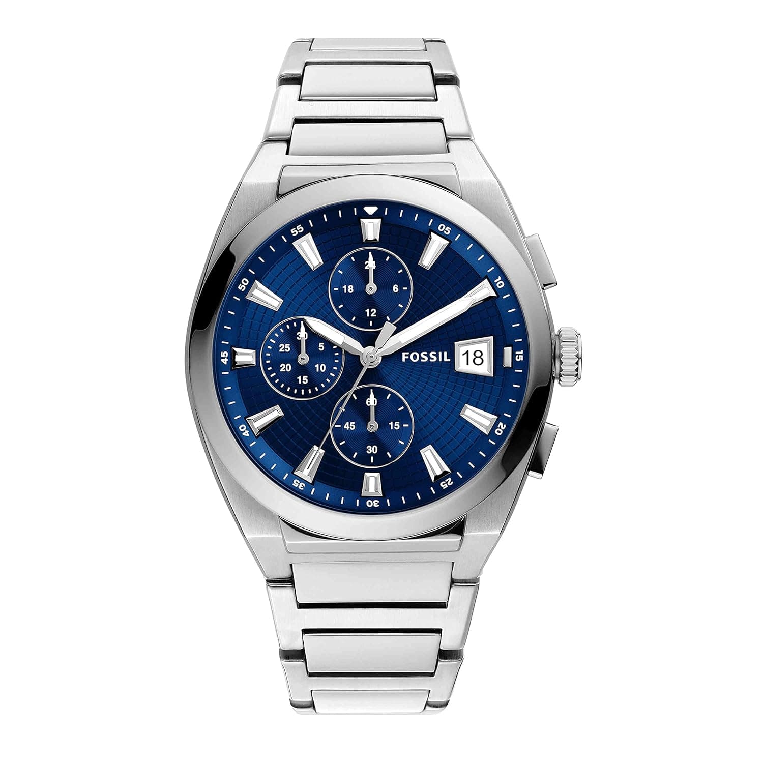 Fossil Men's Everett Stainless Steel Dress Quartz Chronograph Watch