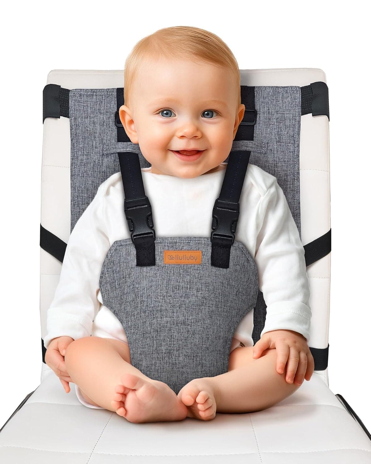 Liuliuby Baby Travel Essential Harness Seat | Portable High Chair | Baby Essentials | Traveling Must Haves