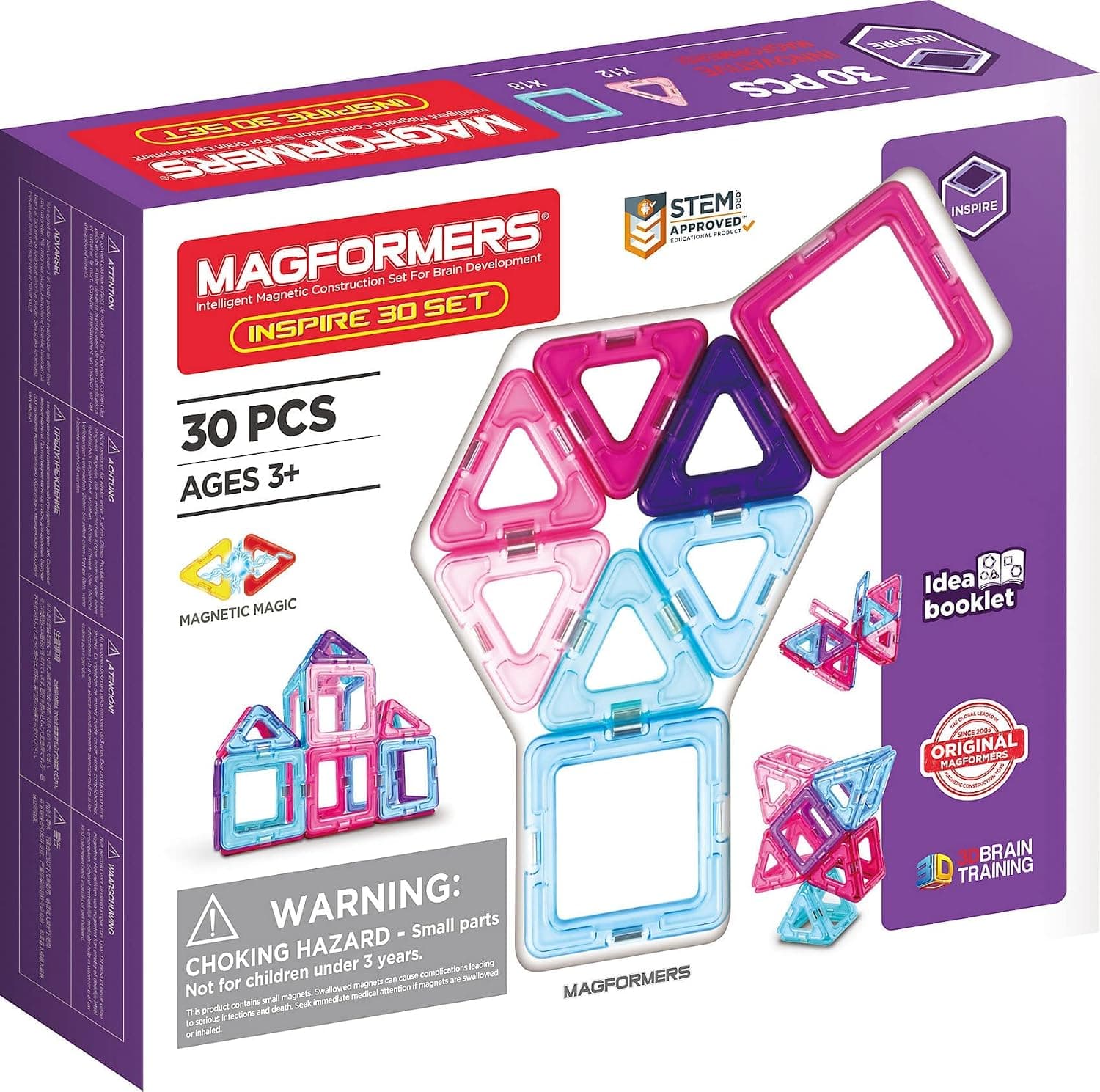 MAGFORMERS 2042633 274-33 Construction Toy, 3 Years to 99 Years