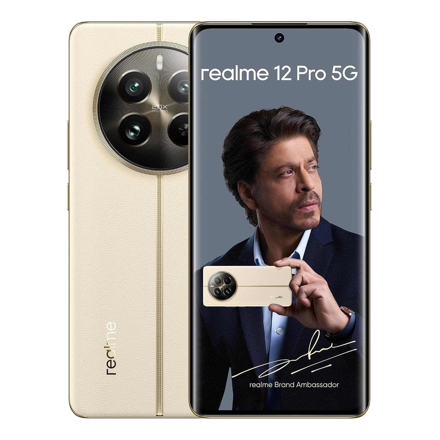 realme 12 Pro 5G 512GB 12GB Navigator Beige Global+NFC RMX3842 AE (Renewed)