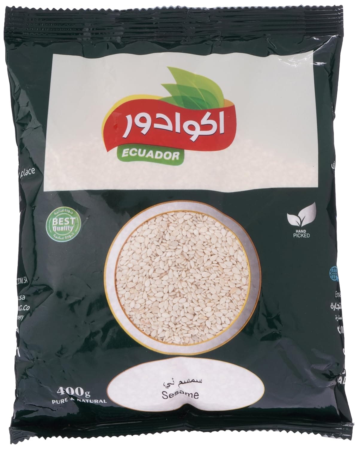 ECUADOR Raw Sesame 400g, Pack of 1