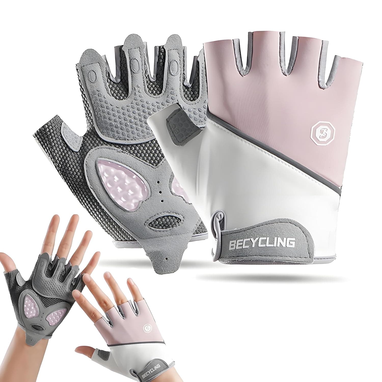[Upgrade] Premium Training Gloves Men and Women, 1Pair Lightweight Breathable Workout Gloves Palm Protection Gym Gloves Enhance Grip Weight Lifting for Exercise