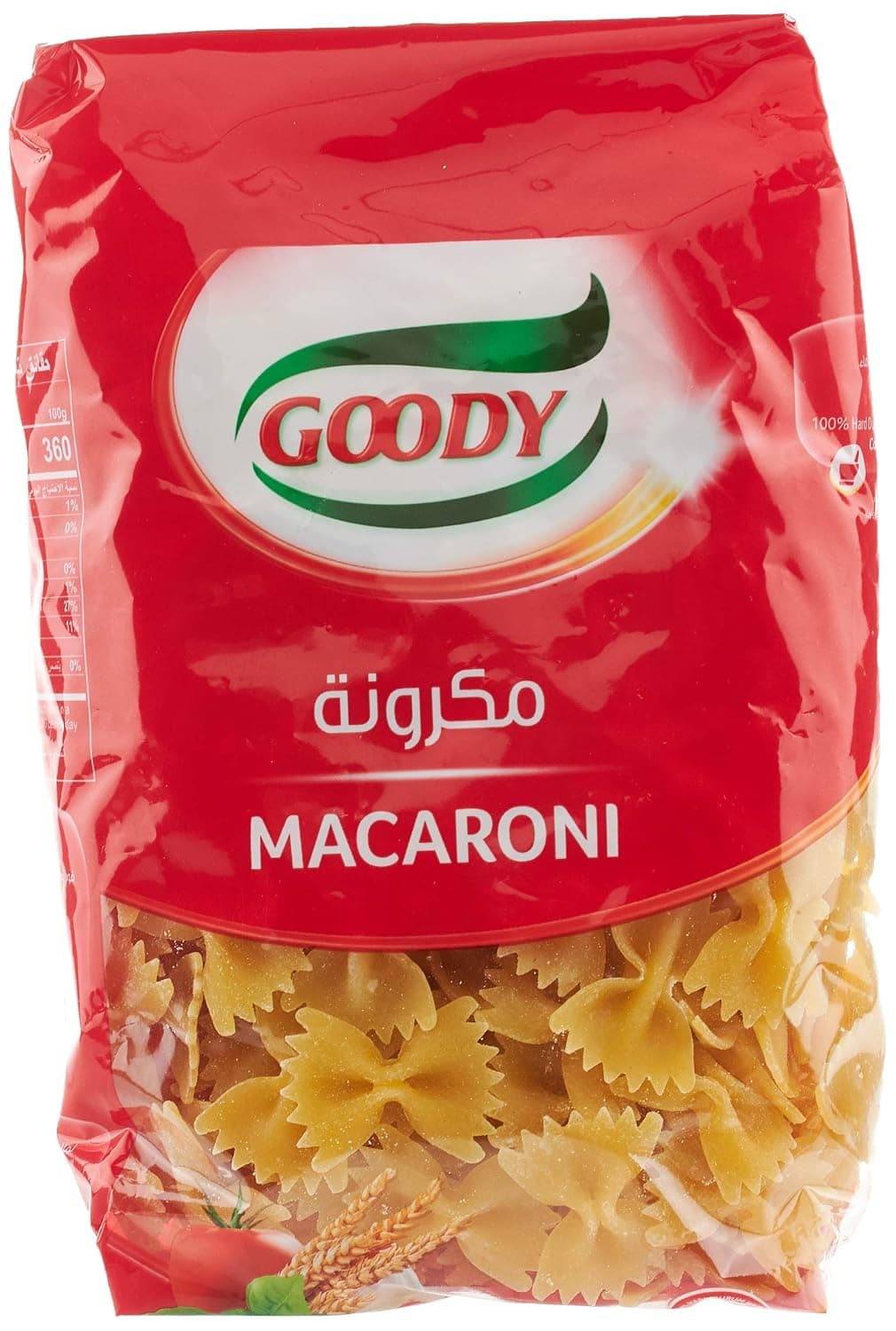 Goody Farfalle Macaroni Durum Wheat Semolina Pasta, 500 gm