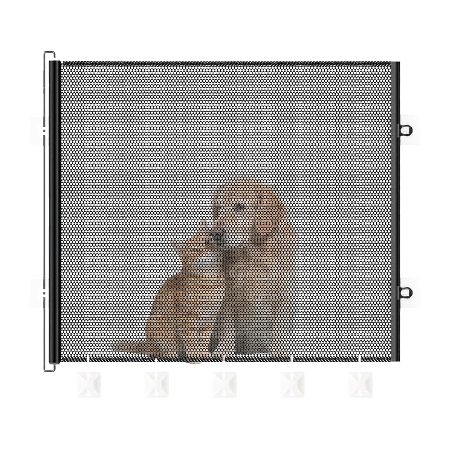 Gate for Cats Safety Barrier Childproofing Animals | Telescopic Pet Cat Gates for Doorways for Infant Kids Child Kitten Bunny Hallway Porch Garage Bedroom Living Room Apartment