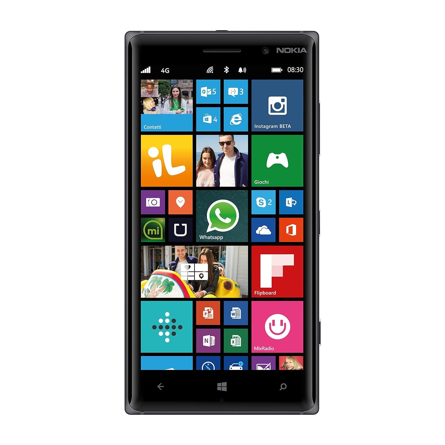 Nokia Lumia 830 Single-SIM 16GB ROM + 1GB RAM (GSM Only | No CDMA) Factory Unlocked 4G/LTE Smartphone (Black Lumia) - International Version