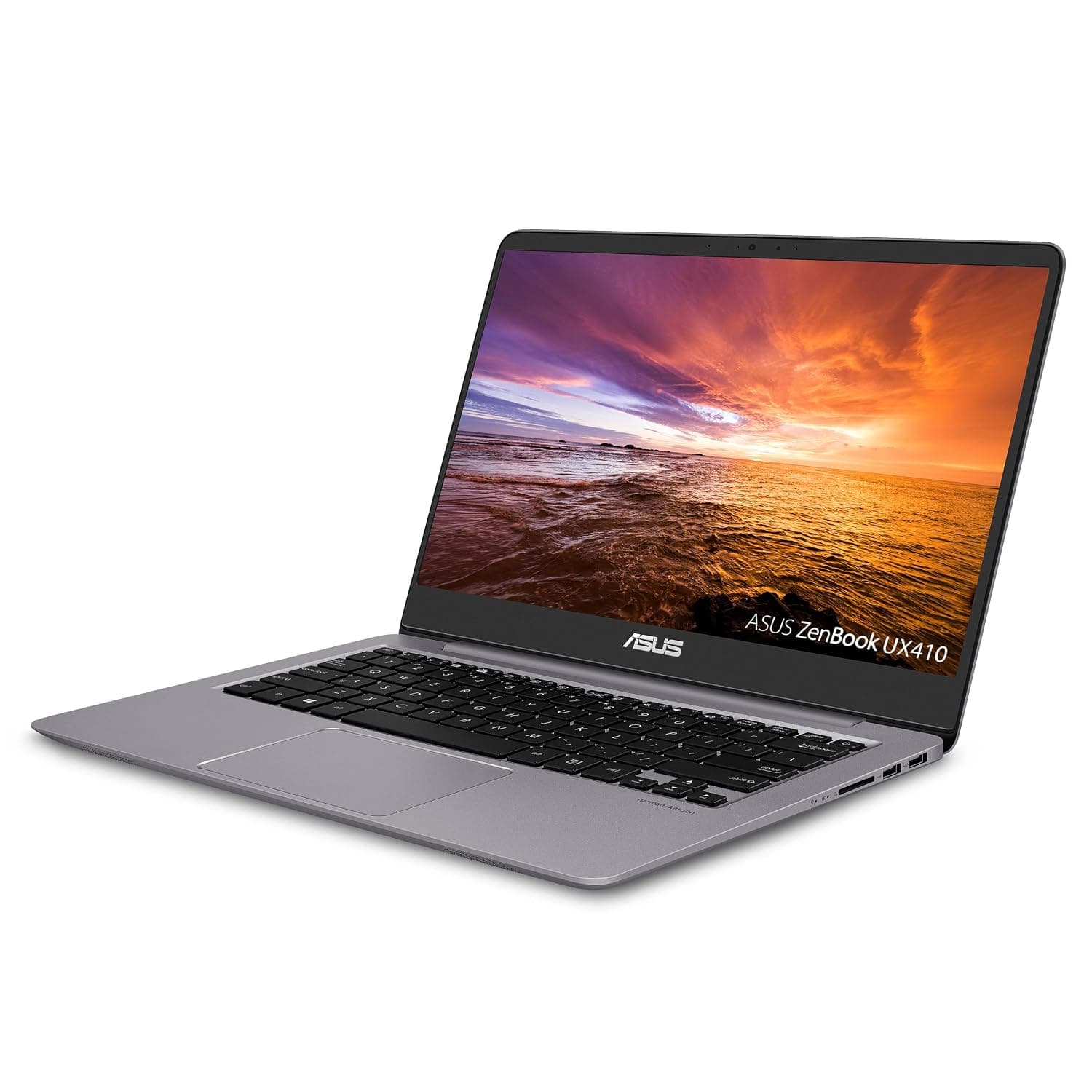 ASUS ZenBook Ultra-Slim Laptop - 14” FHD IPS WideView Display, Intel Core i7-8550U CPU, 8GB DDR4, 128GB SSD + 1TB HDD, Windows 10, Backlit keyboard, 3.1lbs, Quartz Grey - UX410UA-AS74