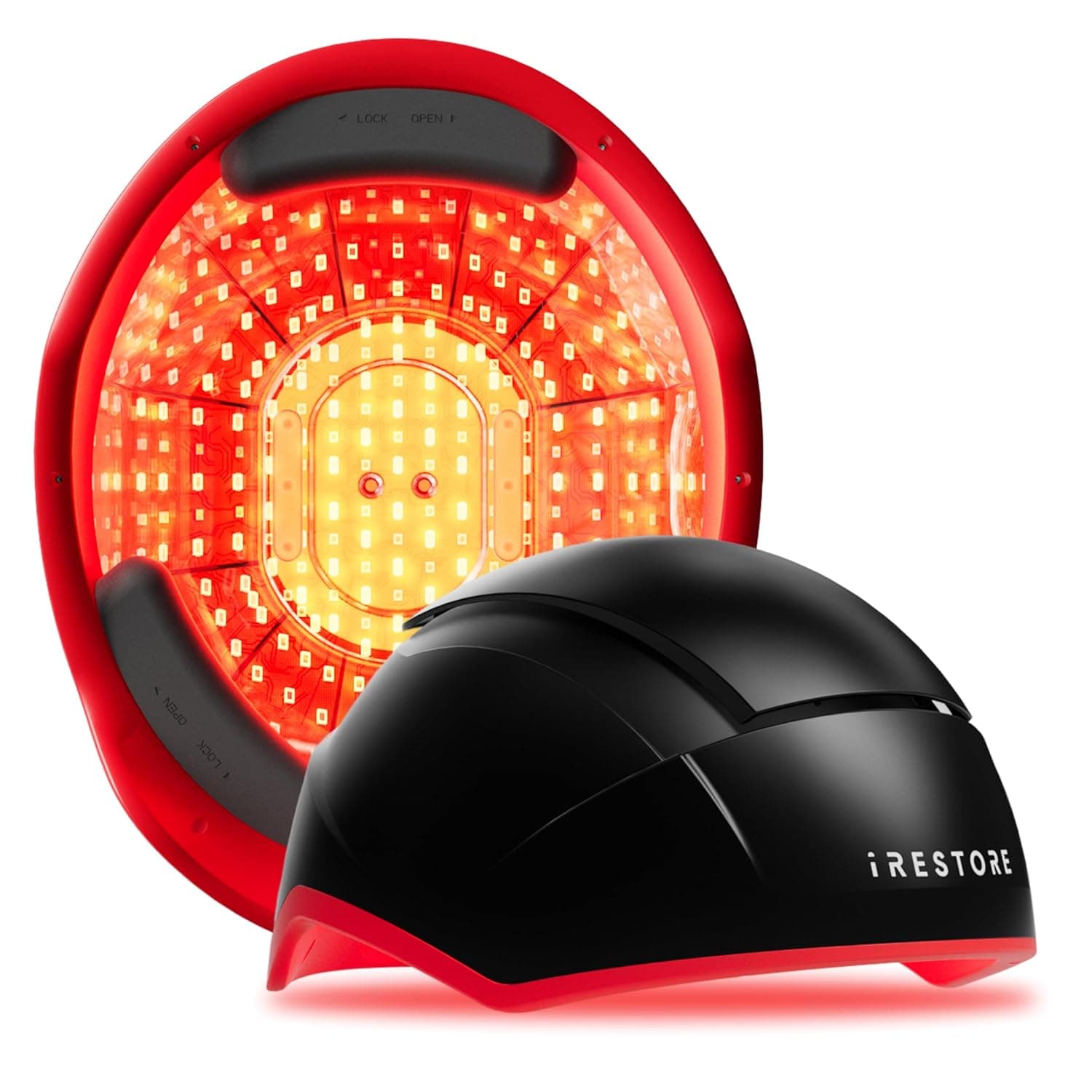 iRestore Elite - Laser Red Light Therapy for Hair Growth System - FDA Cleared Hair Loss, Hair Thinning & Alopecia Treatment for Men & Women - Laser Cap for Hair Regrowth Stimulates Denser Fuller Hair