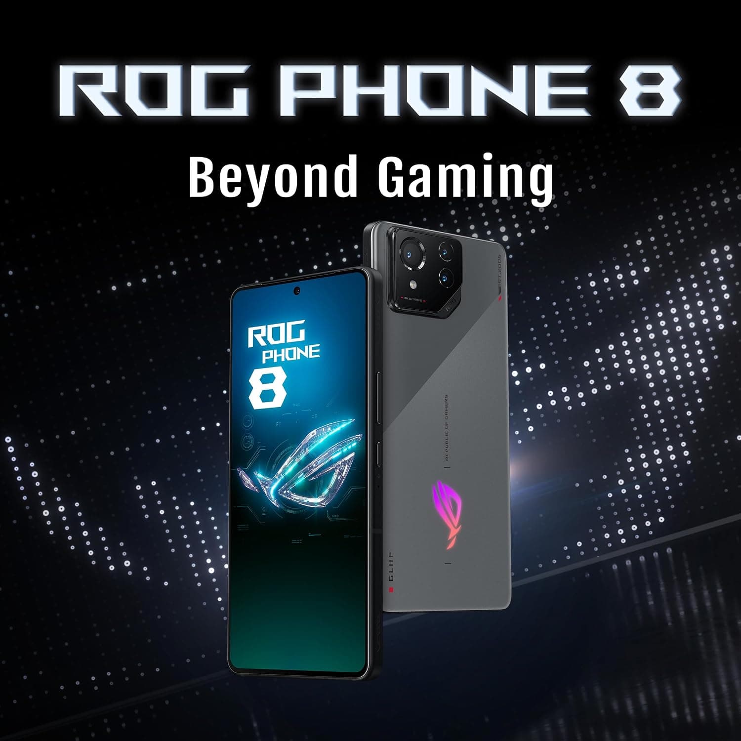 Asus ROG Phone 8 DUAL-SIM 256GB ROM + 12GB RAM (GSM | CDMA) Factory Unlocked 5G SmartPhone (Rebel Grey) - International Version