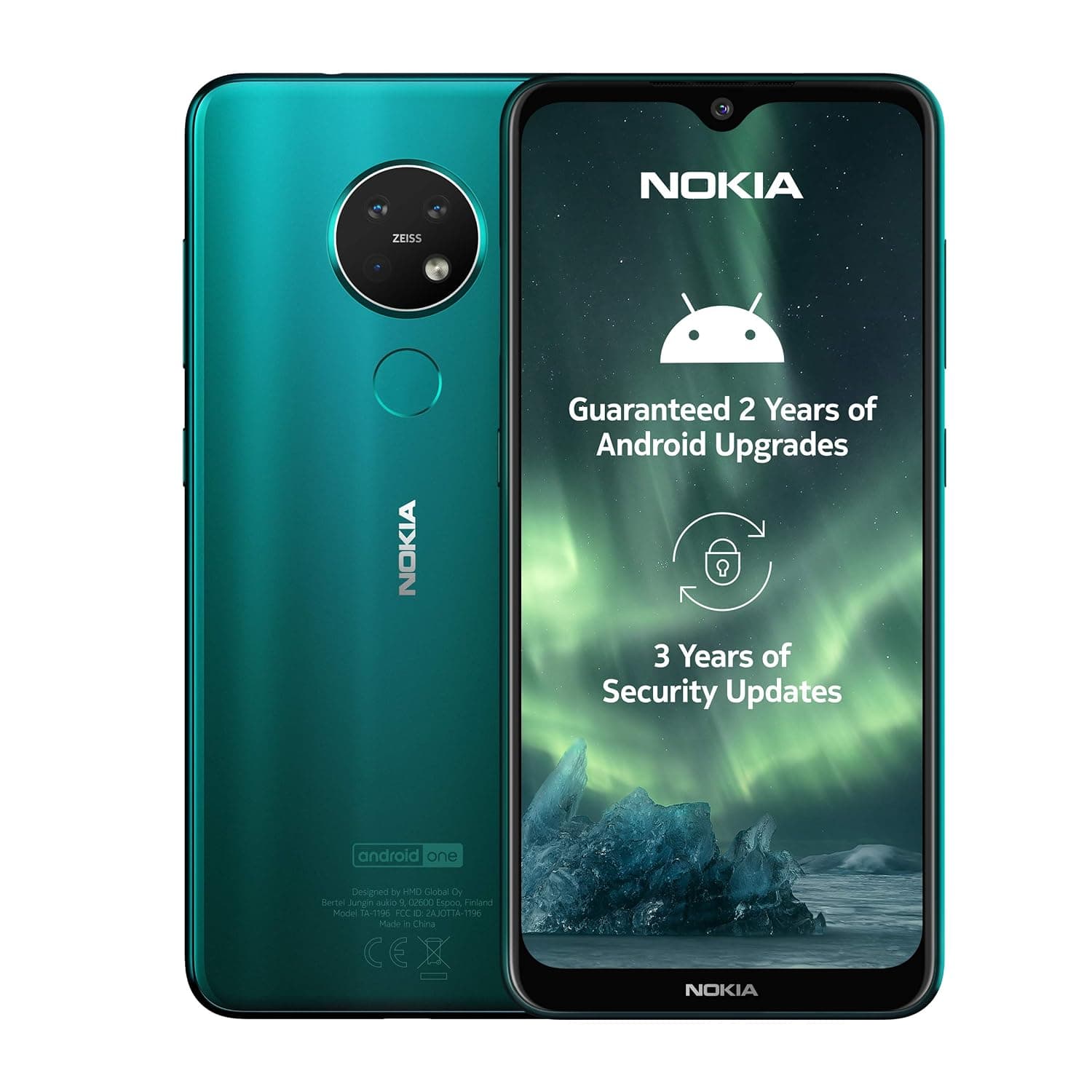 Nokia 7.2 Dual-SIM 64GB ROM + 4GB RAM (GSM Only | No CDMA) Factory Unlocked 4G/LTE Smart Phone (Green) - International Version