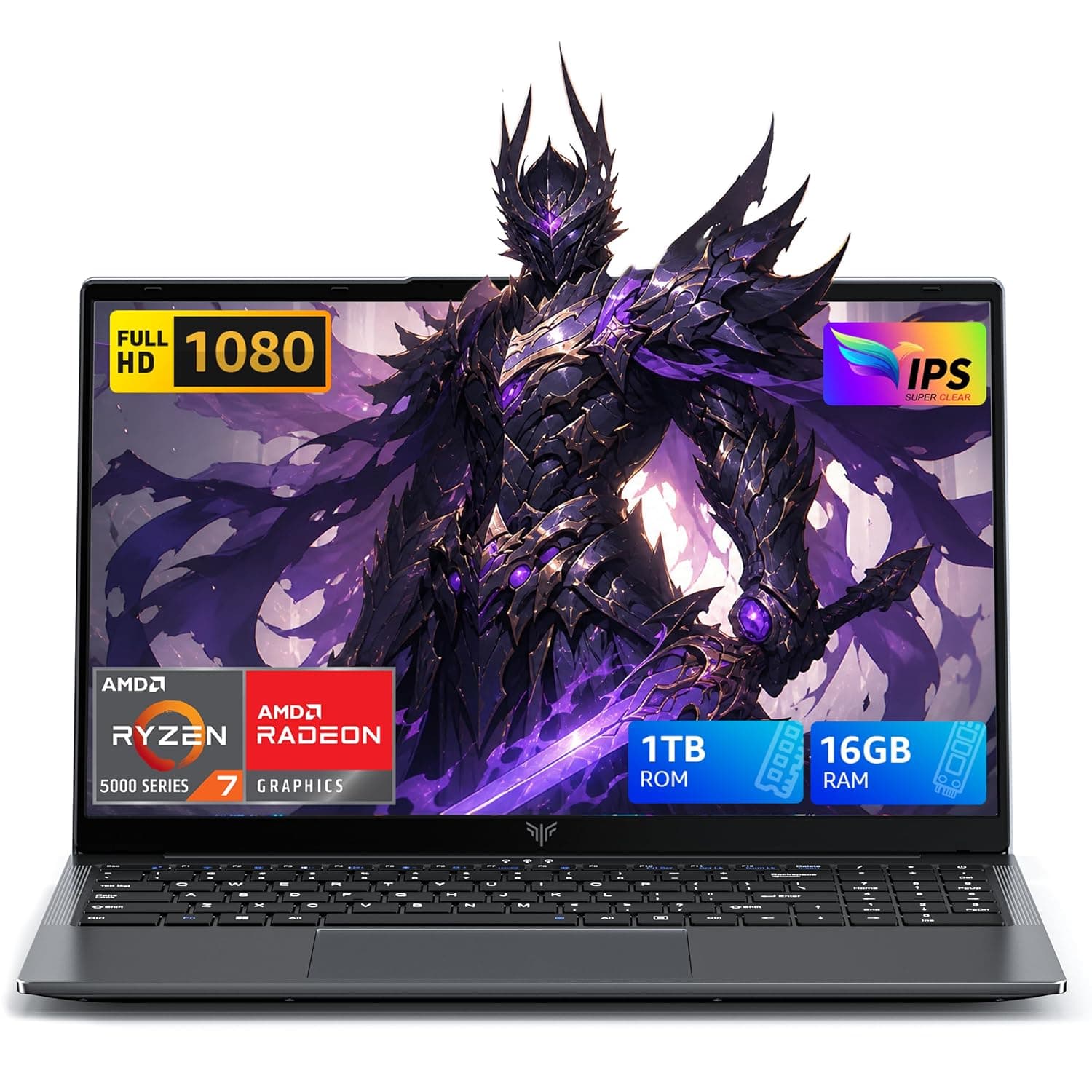 MALLRACE Gaming Laptop,16GB RAM 1TB NVMe SSD Laptop Computer with Numeric KB,AMD Ryzen 7 5825U (Beat Intel i7-1255,up to 4.5GHz), Radeon RX Vega 8 Graphics,16inch FHD Display AMD Laptop,Type_C,WiFi 6