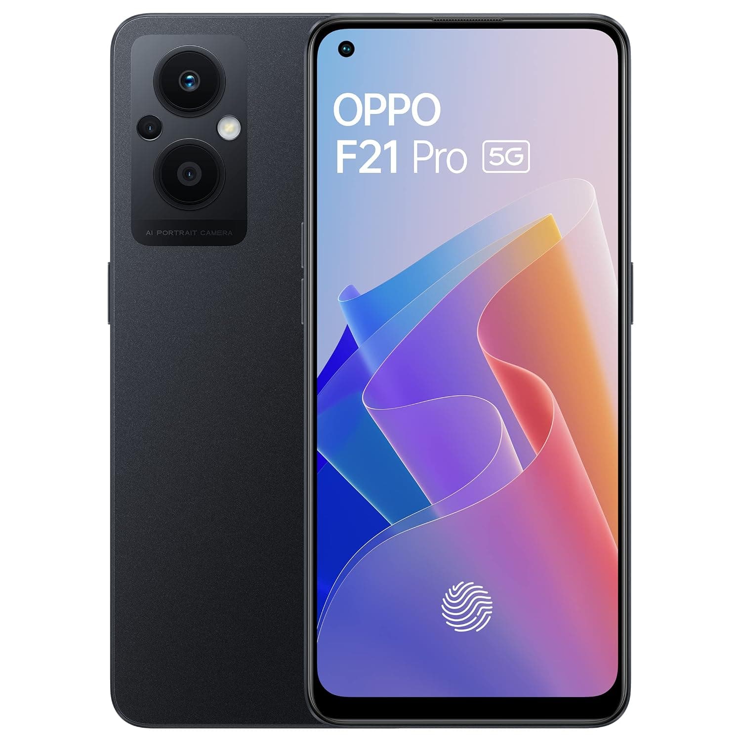 OPPO F21 Pro Dual-SIM 128GB ROM + 8GB RAM (GSM Only | No CDMA) Factory Unlocked 5G Smartphone (Starlight Black) - International Version