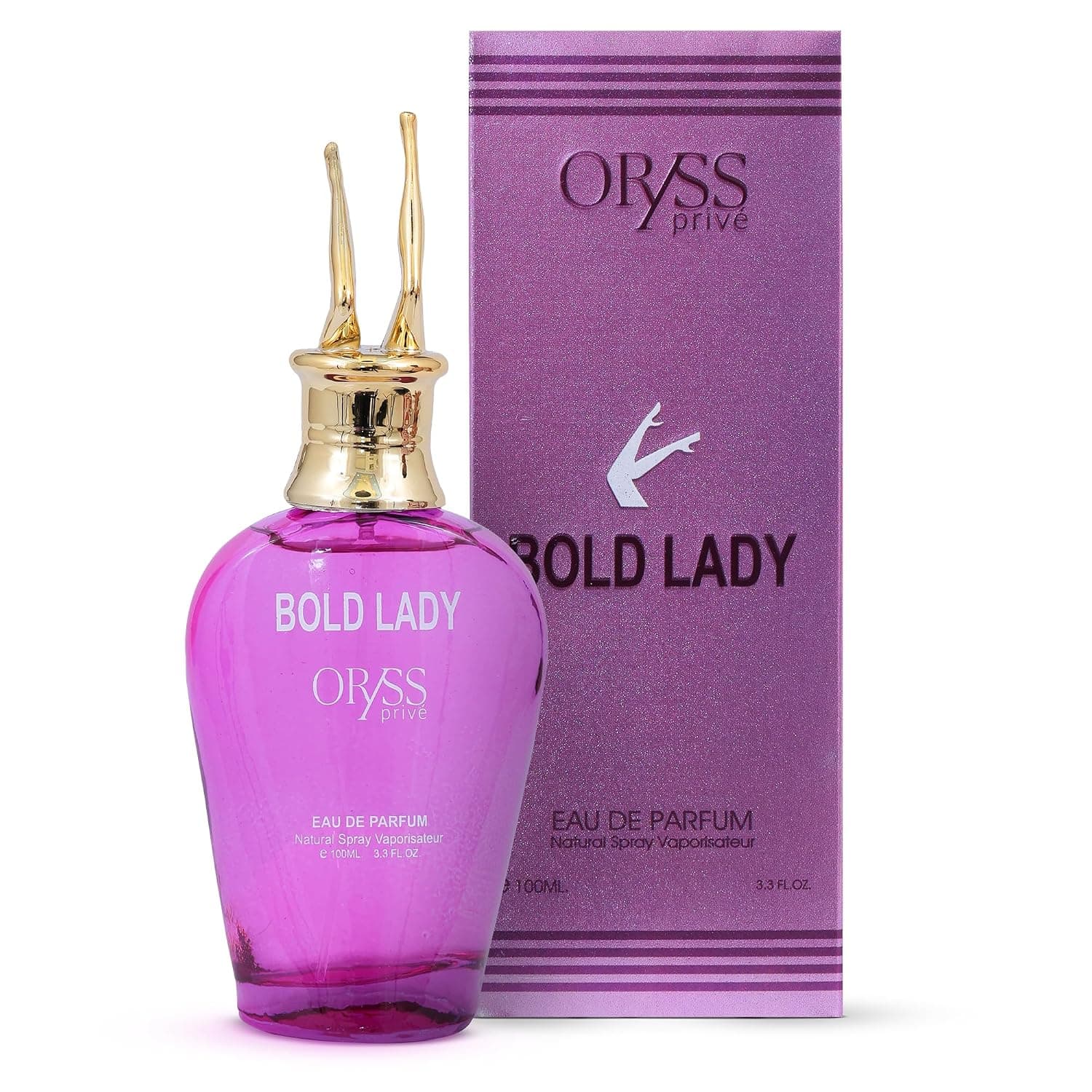 Bold Lady Eau de Parfum for Women | Elegant, Feminine & Powerfully Confident | Notes of Orange Blossom, Jasmine, Honey Rose & Patchouli | Floral Chypre | Daily Wear Perfume | 100ml