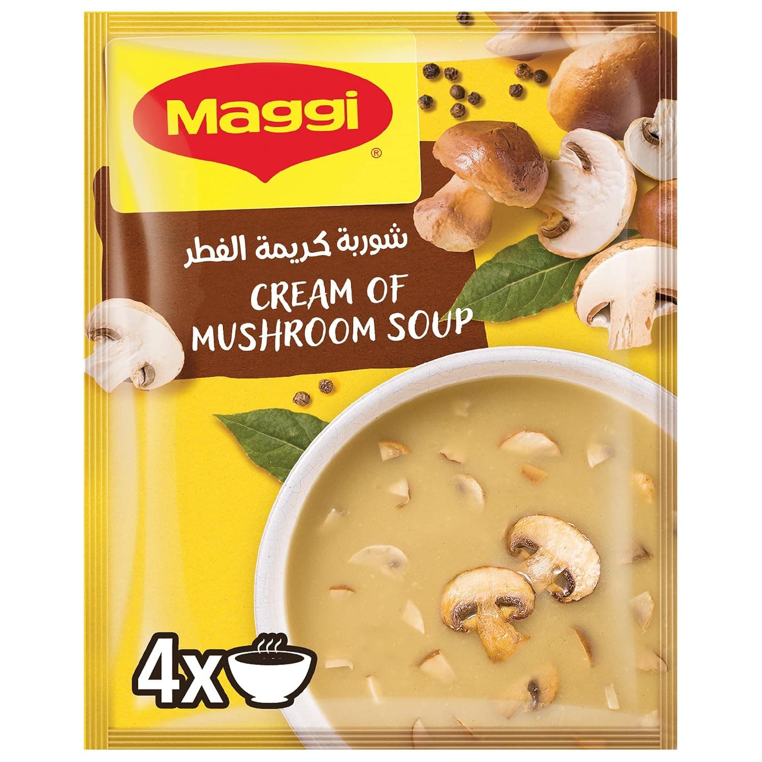 Maggi Cream Of Mushroom Soup Sachet, 68g