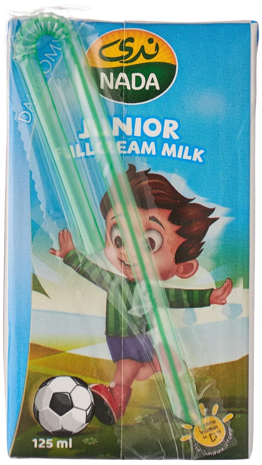 Nada Hut Plain Milk Tetra Pack, 125 ml - Pack of 1