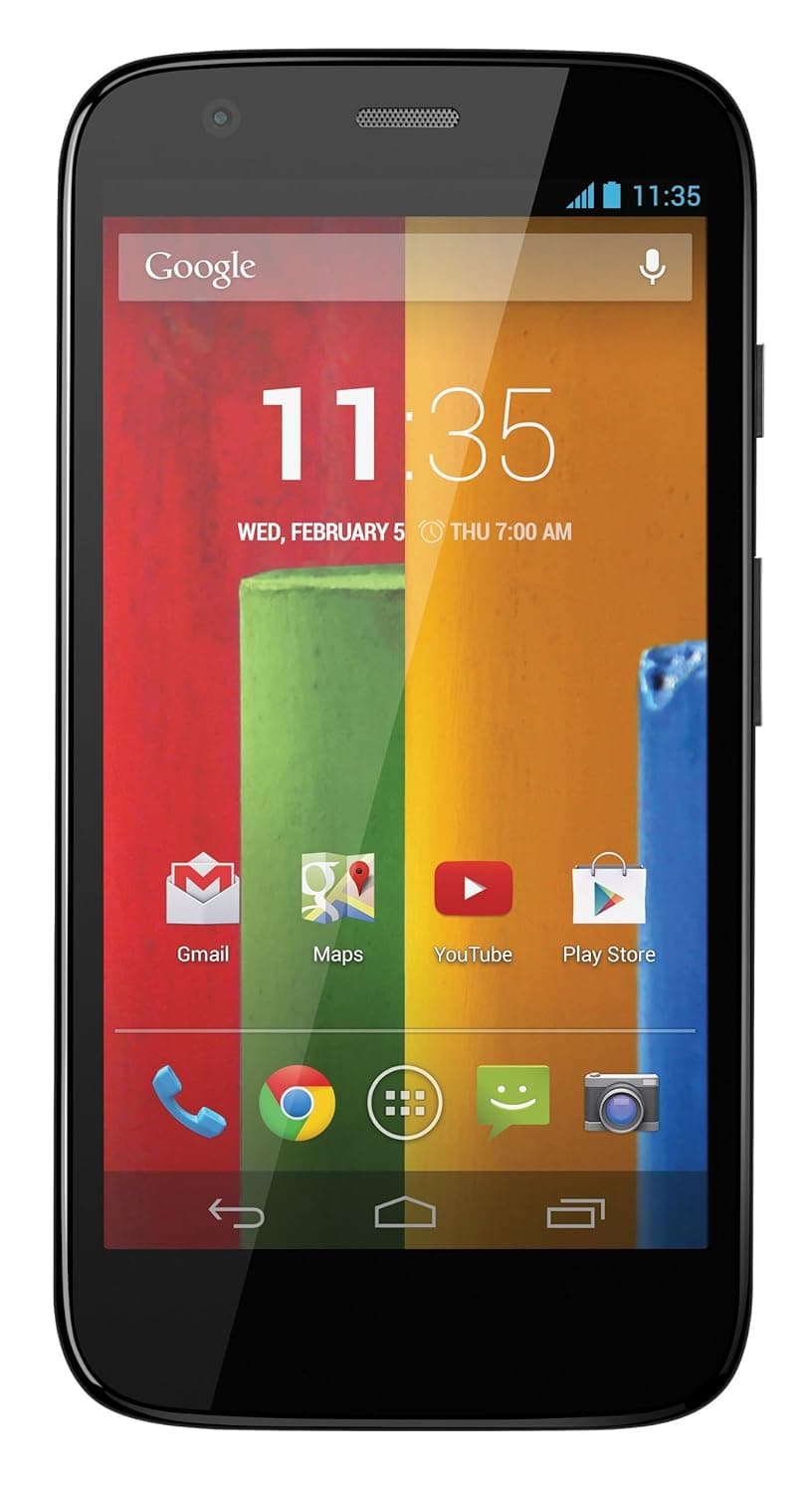 Motorola 8GB Moto G XT1032 (GSM Only, No CDMA) Factory Unlocked Android 3G Mobile Phone (Black) - International Version