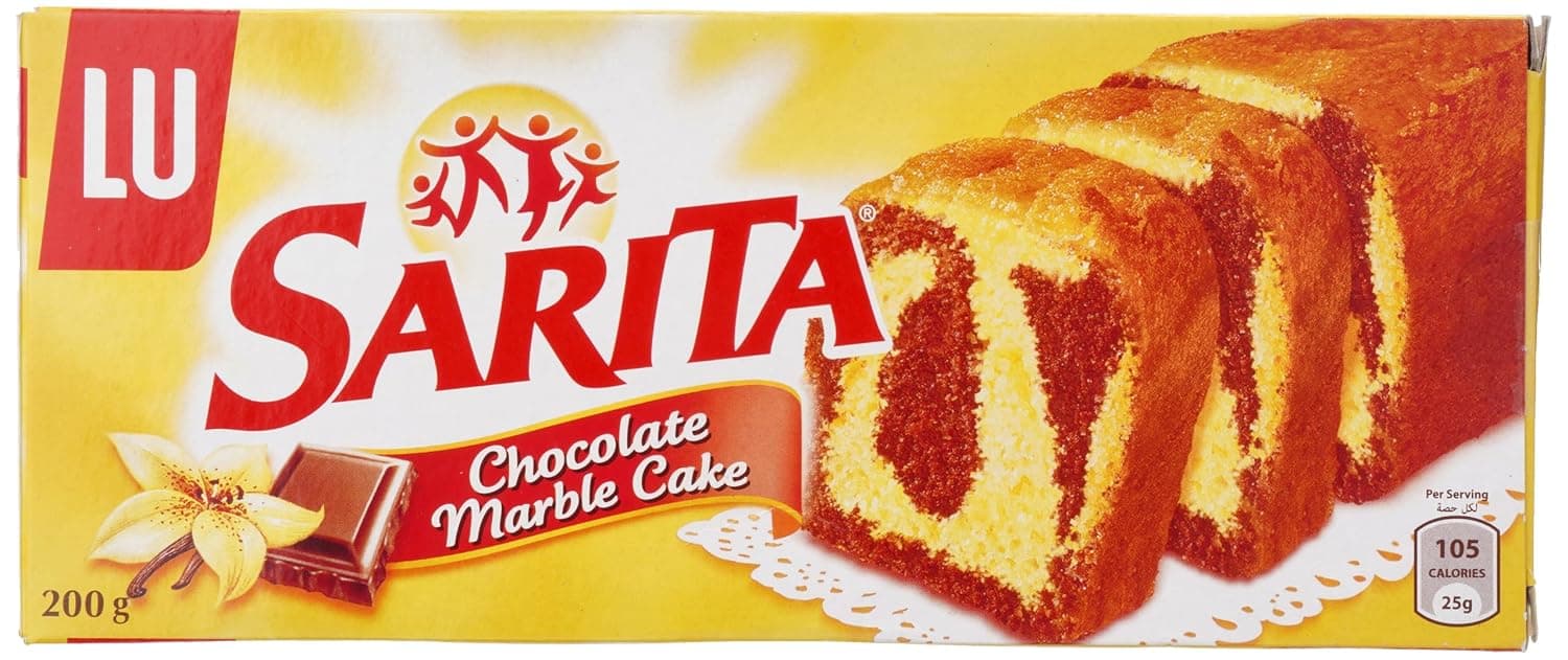 Lu Sarita Chocolate Marble Cake, 200 g