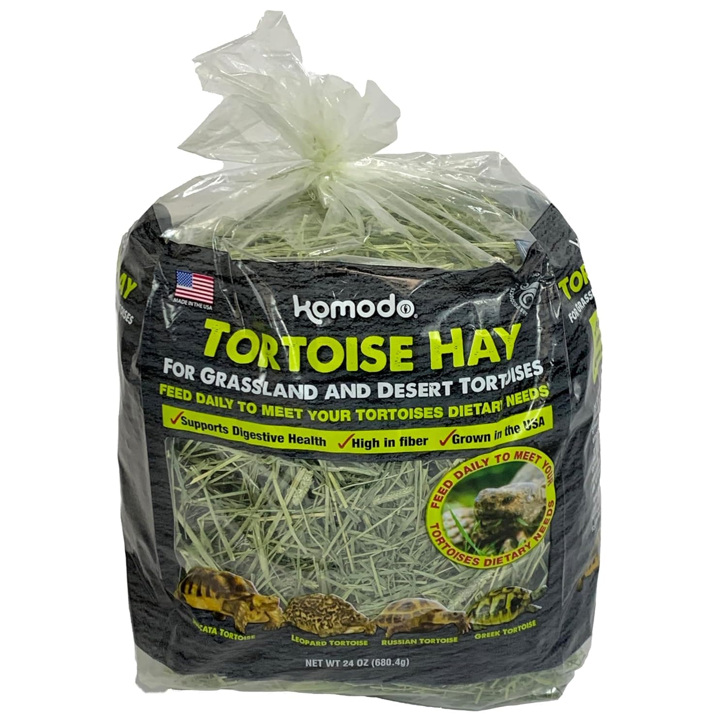 Multipet International 784369931709 24 oz Komodo Tortoise Hay Food