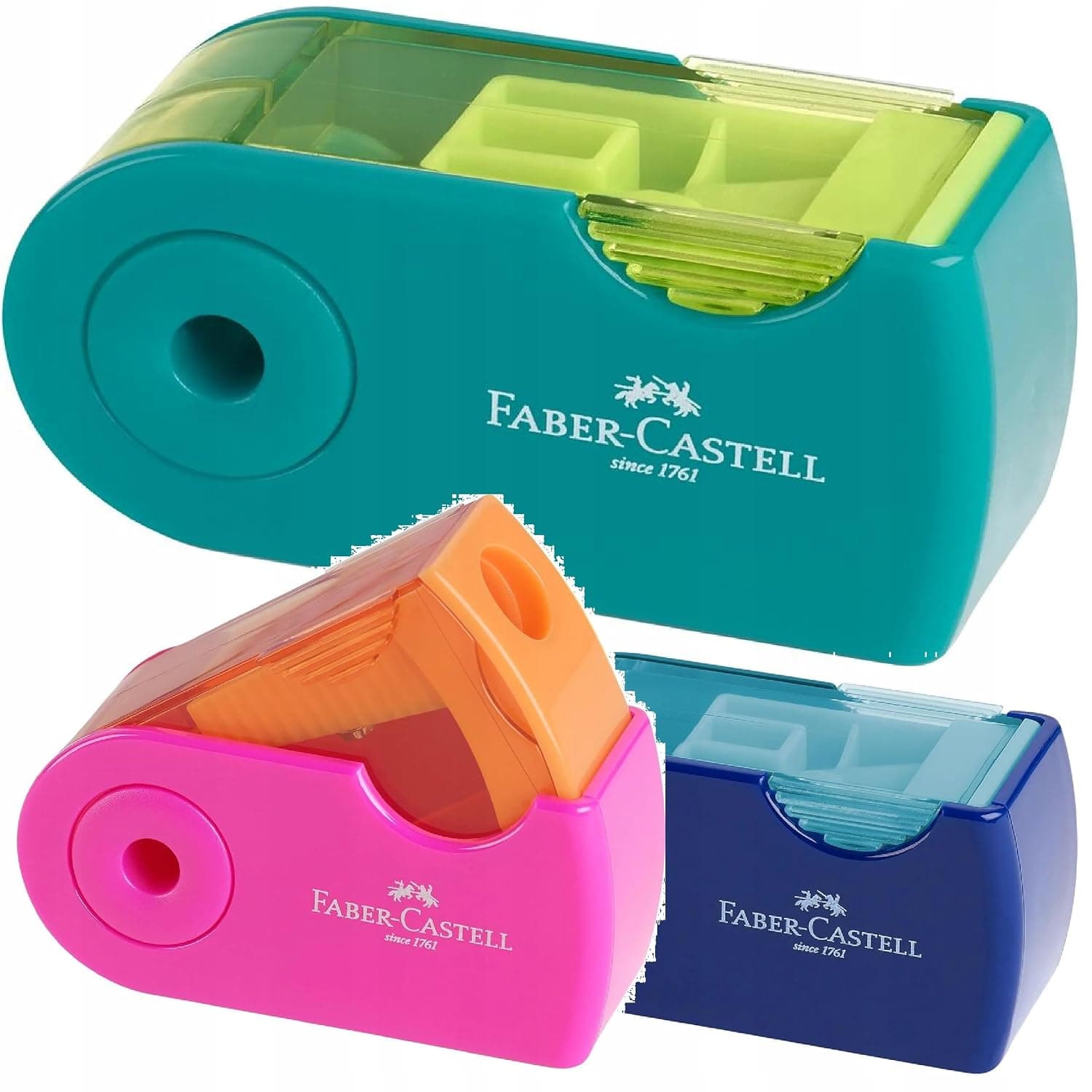 Faber-Castell Single Hole Sleeve Sharpener with Barrel Trend Class