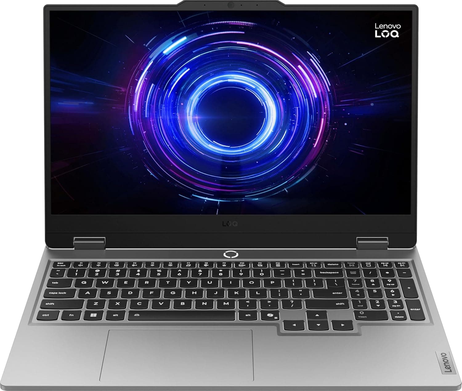 Lenovo LOQ 15IRX10 Gaming Laptop, 15.6" FHD IPS 144Hz Display, Intel Core i5-13450HX, 16GB DDR5 RAM, 512GB SSD, NVIDIA GeForce RTX 5050 8GB, White Backlit ENG Keyboard, Luna Grey