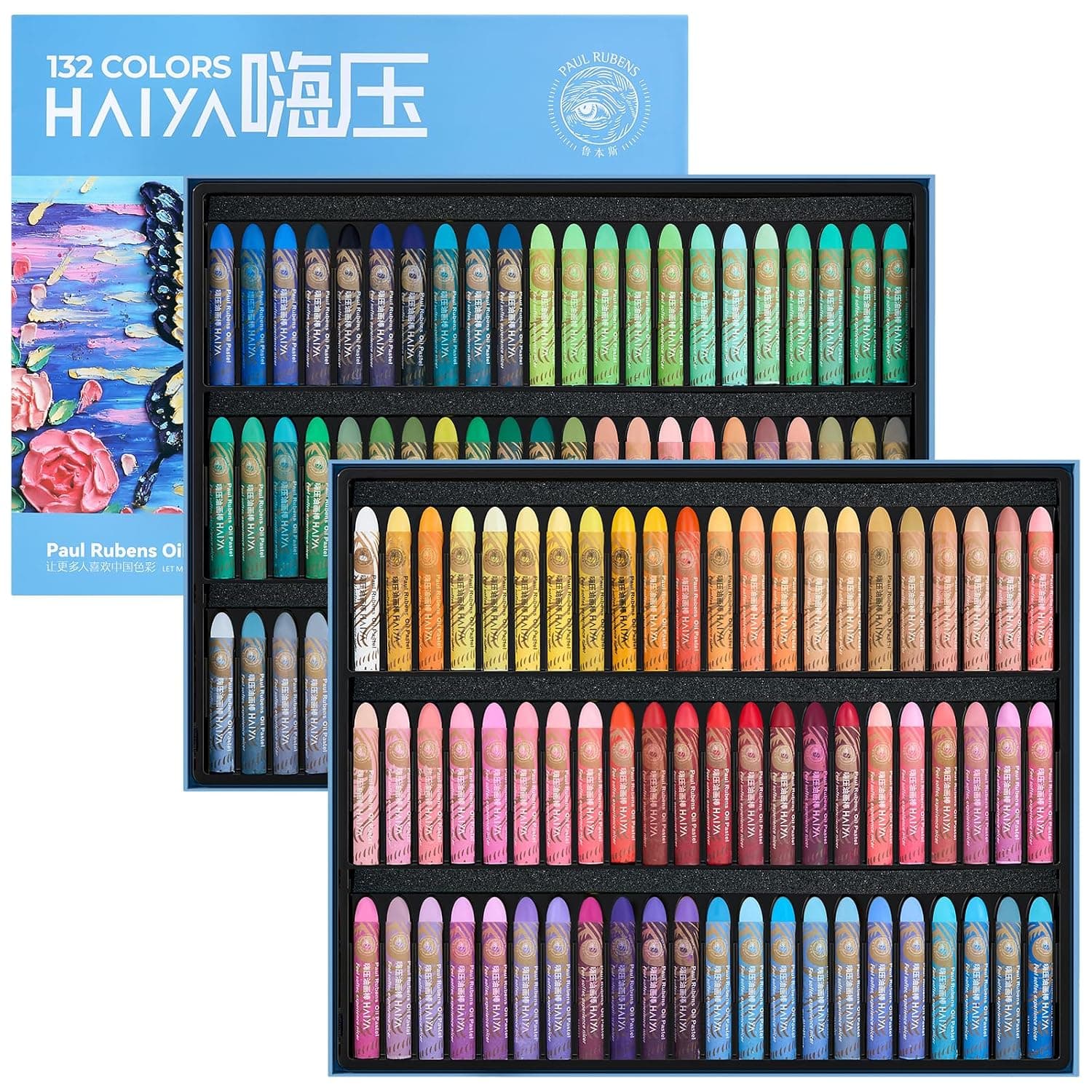 Paul Rubens Oil Pastels 132 Vibrant Colours Soft Oil Pastels | Creamy and easy to mix oil pastels for artists and beginners. Ideal for drawing, sketching and painting