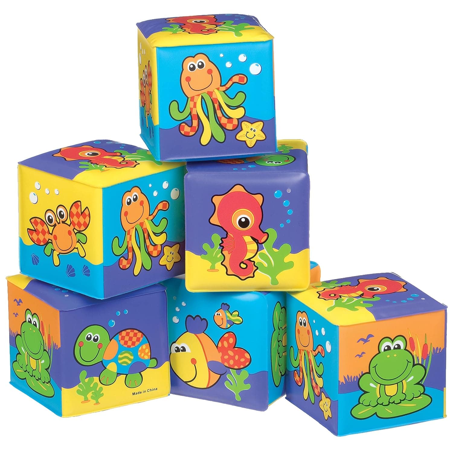 Playgro 0181170 Soft Blocks For Baby Infant Toddler Children, Playgro Is Encouraging Imagination With Stem/Stem For A Bright Future - Great Start For A World Of Learning