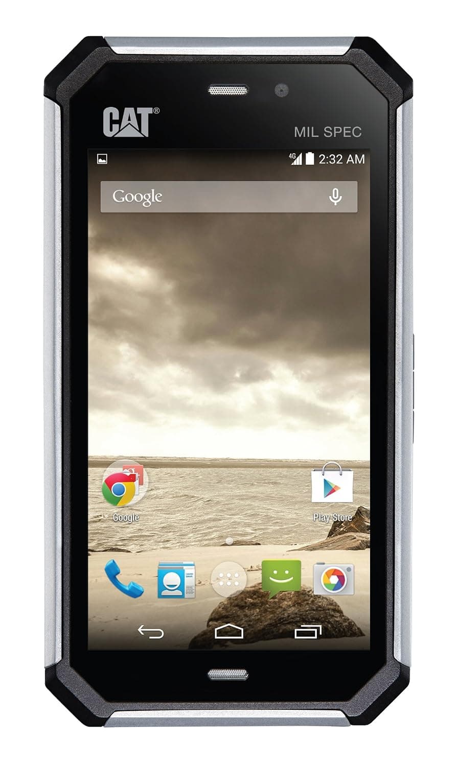 Cat S50 8GB Unlocked GSM 4G LTE Military Grade + IP67 Quad-Core Smartphone - Black