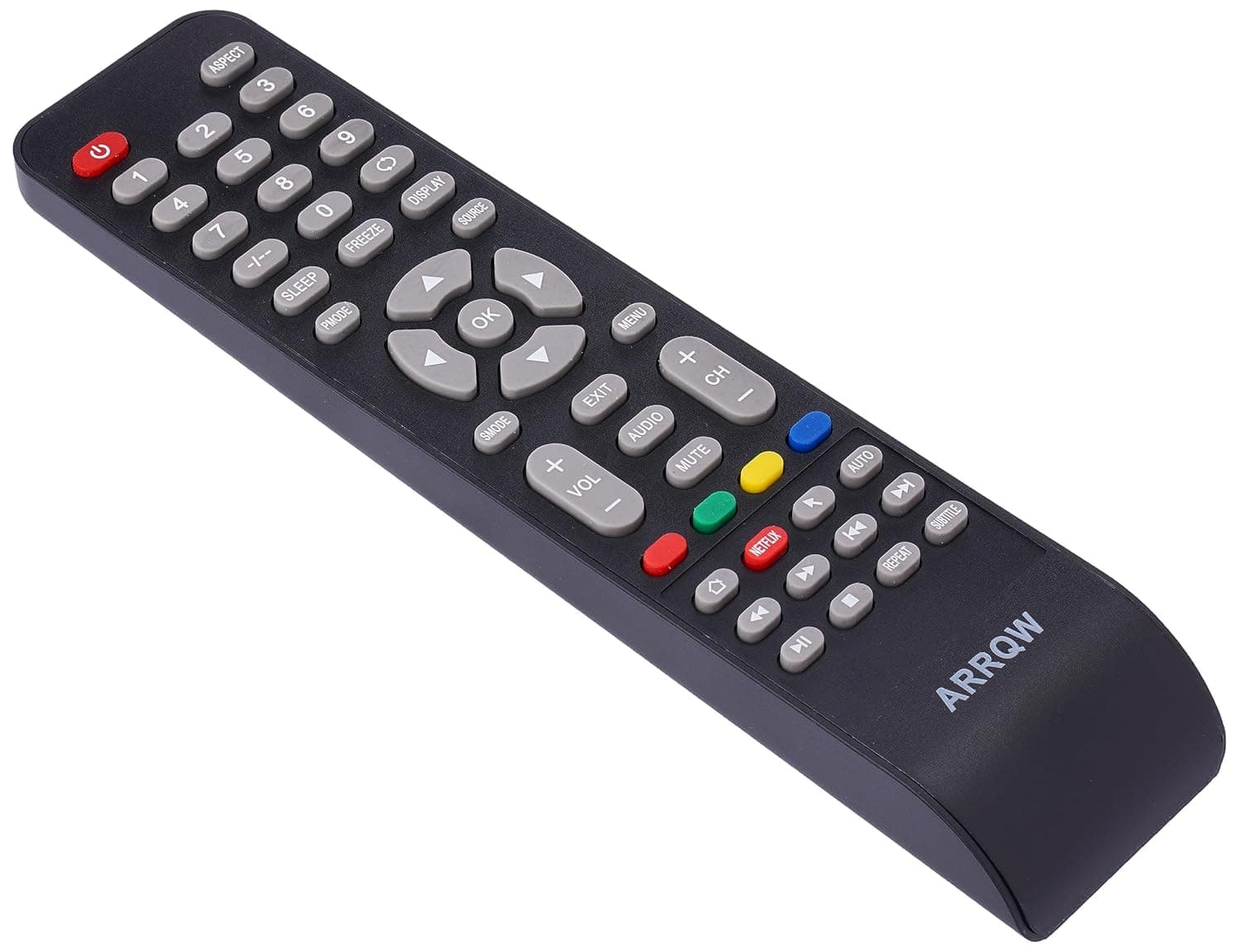 Nate Remote Control for All Arrow and Visio TV, Black