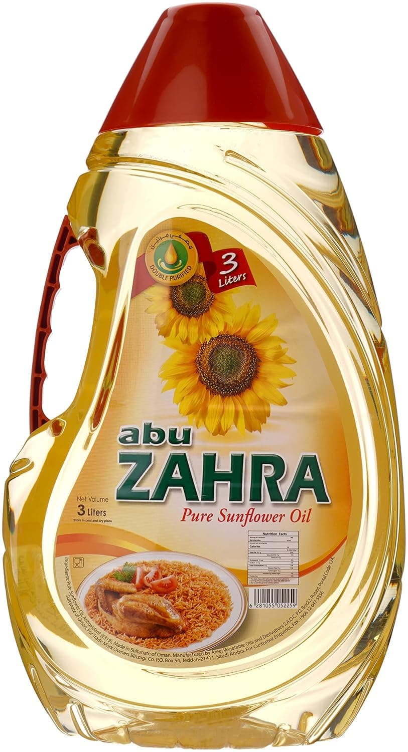 Abu Zahra Pure Sunflower Oil 3L