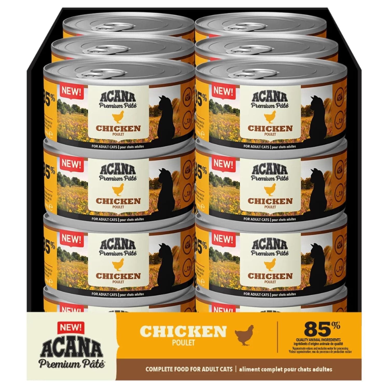 Acana Cat Wet Food Premium Pâté Chicken - 85 g pack of 24