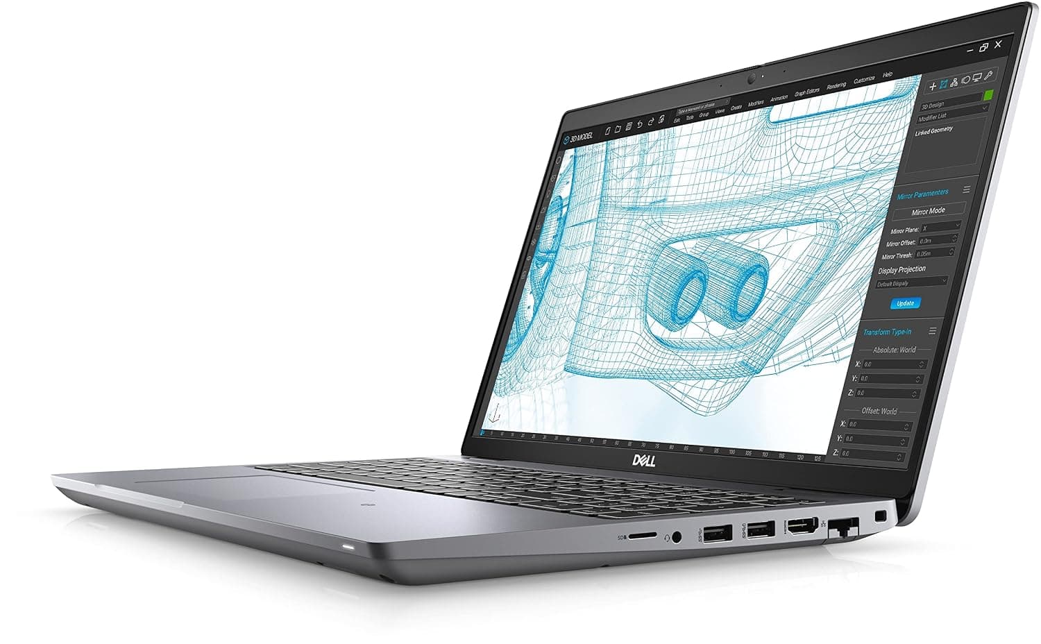 Dell Precision 3561 Workstation Laptop | 15.6" 1920x1080 FHD | Core i5-11500H - 512GB SSD Hard Drive - 16GB RAM | 6 cores @ 4.6 GHz Win 11 Home Black (Renewed)