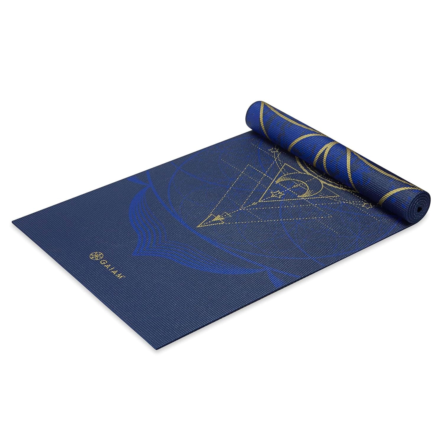 Gaiam Yoga Mat - Premium 6mm Print Reversible Extra Thick Non Slip Exercise & Fitness Mat for All Types of Yoga, Pilates & Floor Workouts (68" x 24" x 6mm Thick)