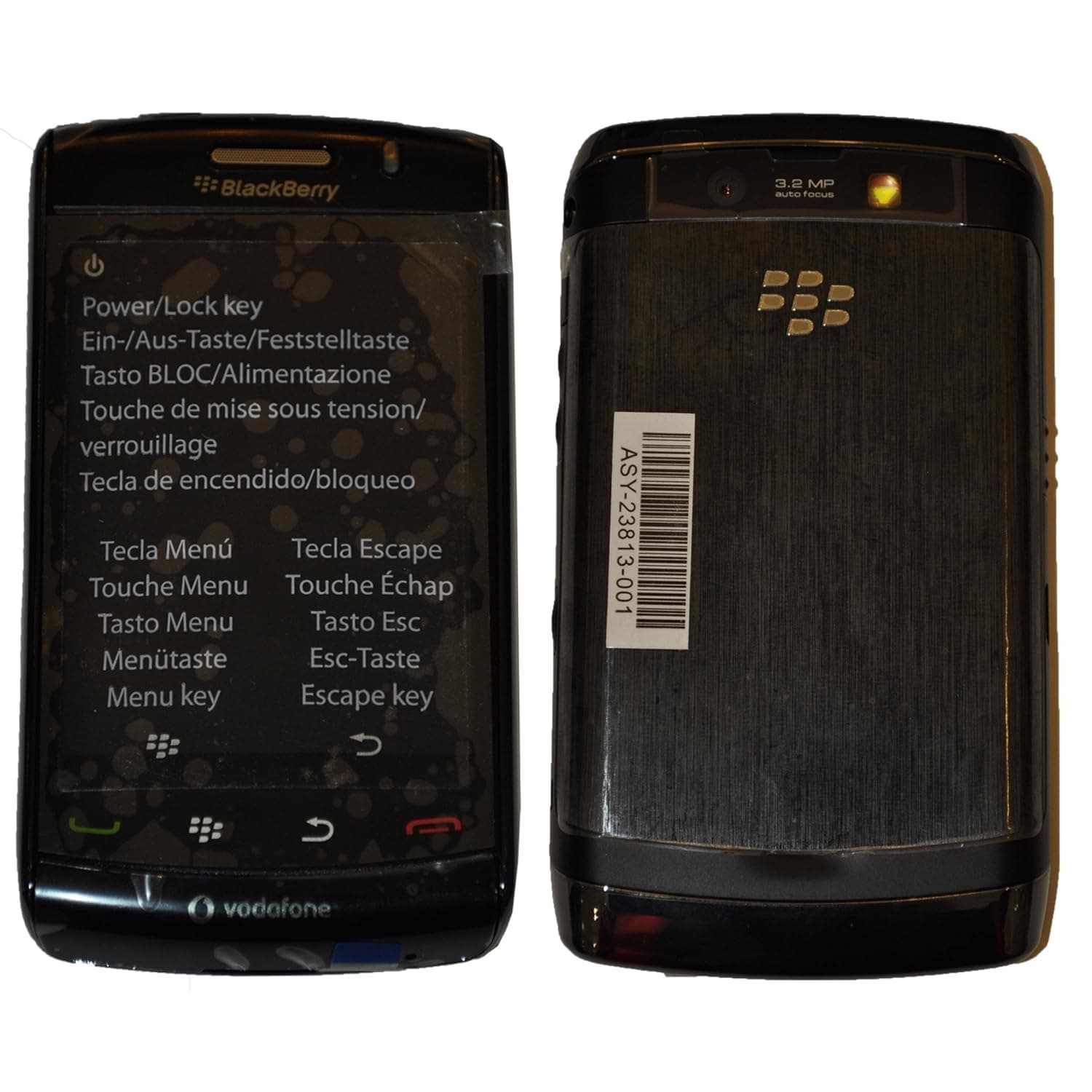 BlackBerry Storm2 9520 RCP51UW 2GB 3G Classic (GSM Only, No CDMA) Unlocked Cell Phone - International Version with No Warranty (Charcoal Black)
