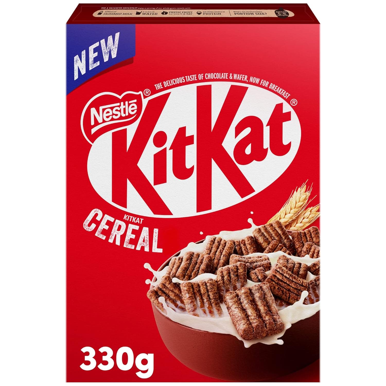 Nestle Kitkat Chocolate and Wafer Breakfast Cereal, Pack, 330g