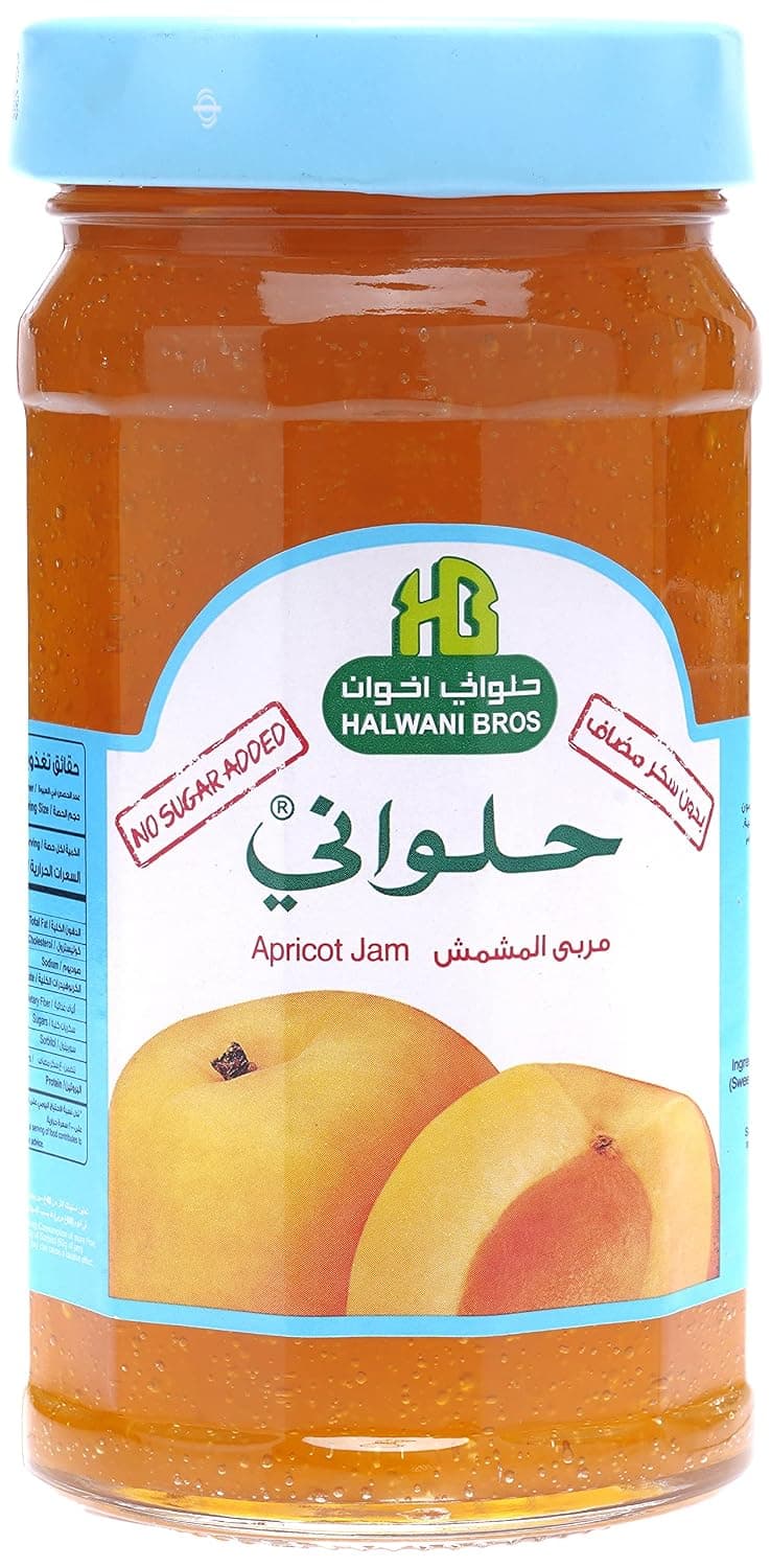 Halwani Brothers Apricot No Sugar Added Jam 400g