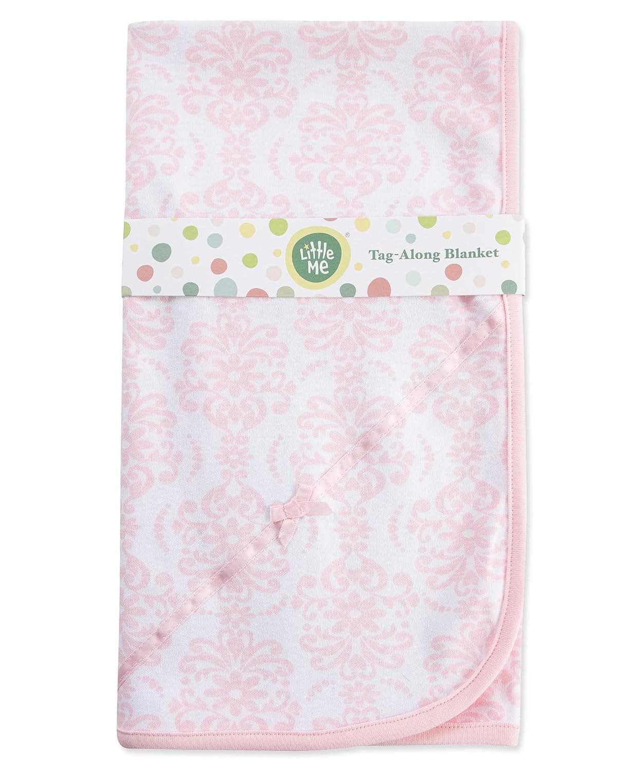 Little Me Blankets for Baby Gender Neutral Clouds Swaddling Receiving Blanket, 30 x 27 Inches