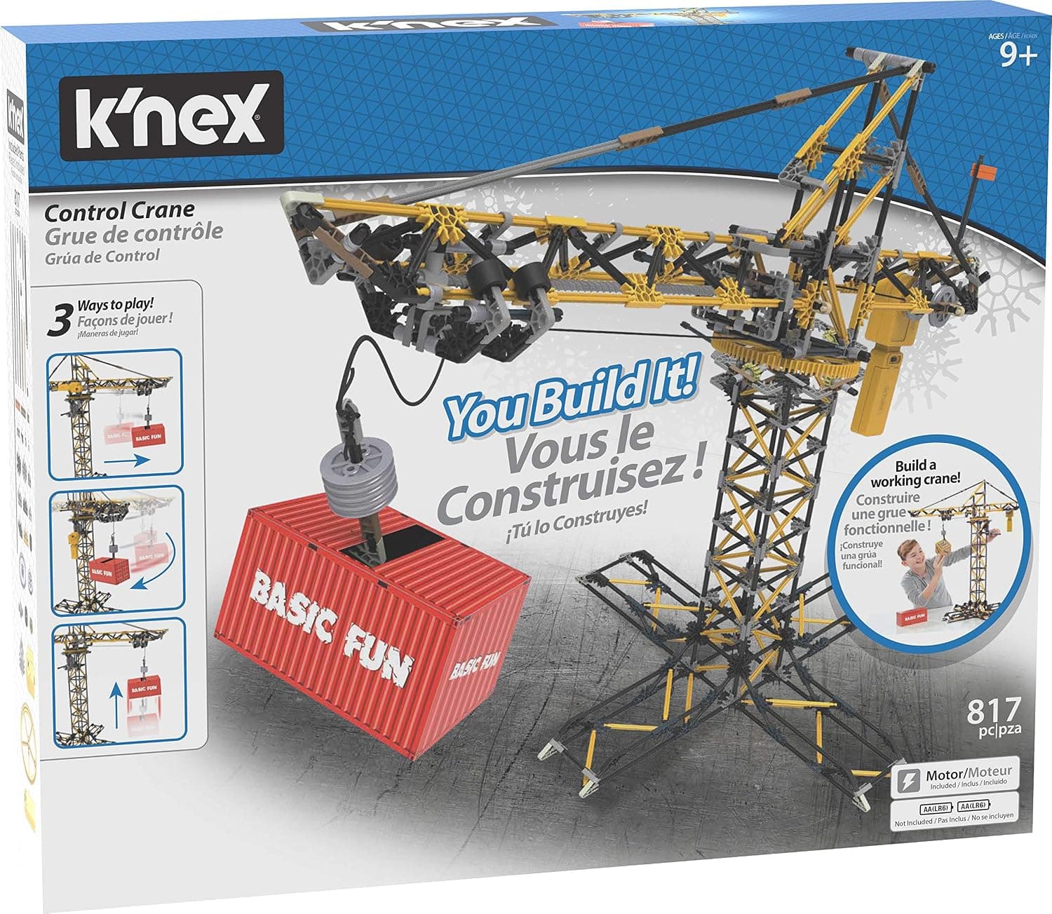 K’Nex Imagine 15213 Control Crane Building Set (817 Pieces)
