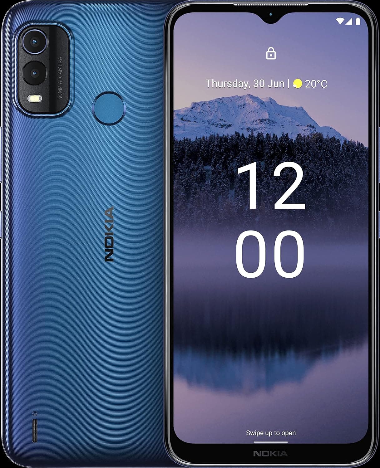 Nokia G11 Plus Dual-SIM 64GB ROM + 4GB RAM (Only GSM | No CDMA) Factory Unlocked 4G/LTE Smartphone (Lake Blue) - International Version