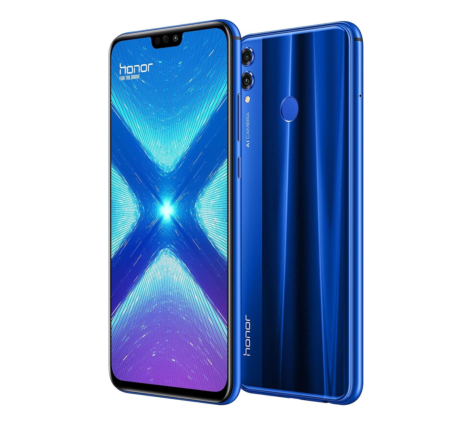 Honor 8X Dual-SIM 64GB (GSM Only | No CDMA) Factory Unlocked 4G/LTE Smartphone - Blue