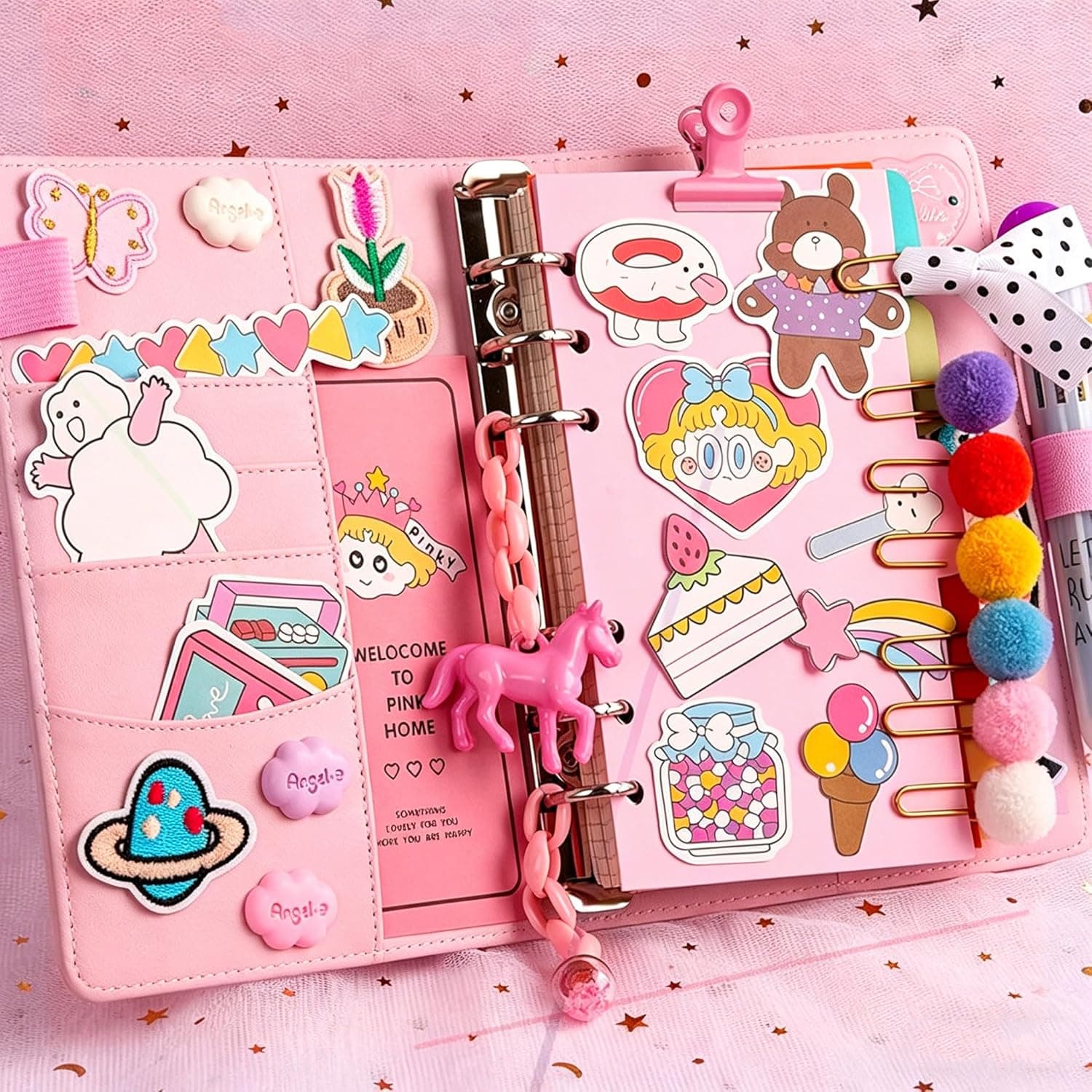 DIY Planner Set Pocket Planner Girls Diary Cute Notepads Stationery Notebooks Journals School Office Supplies