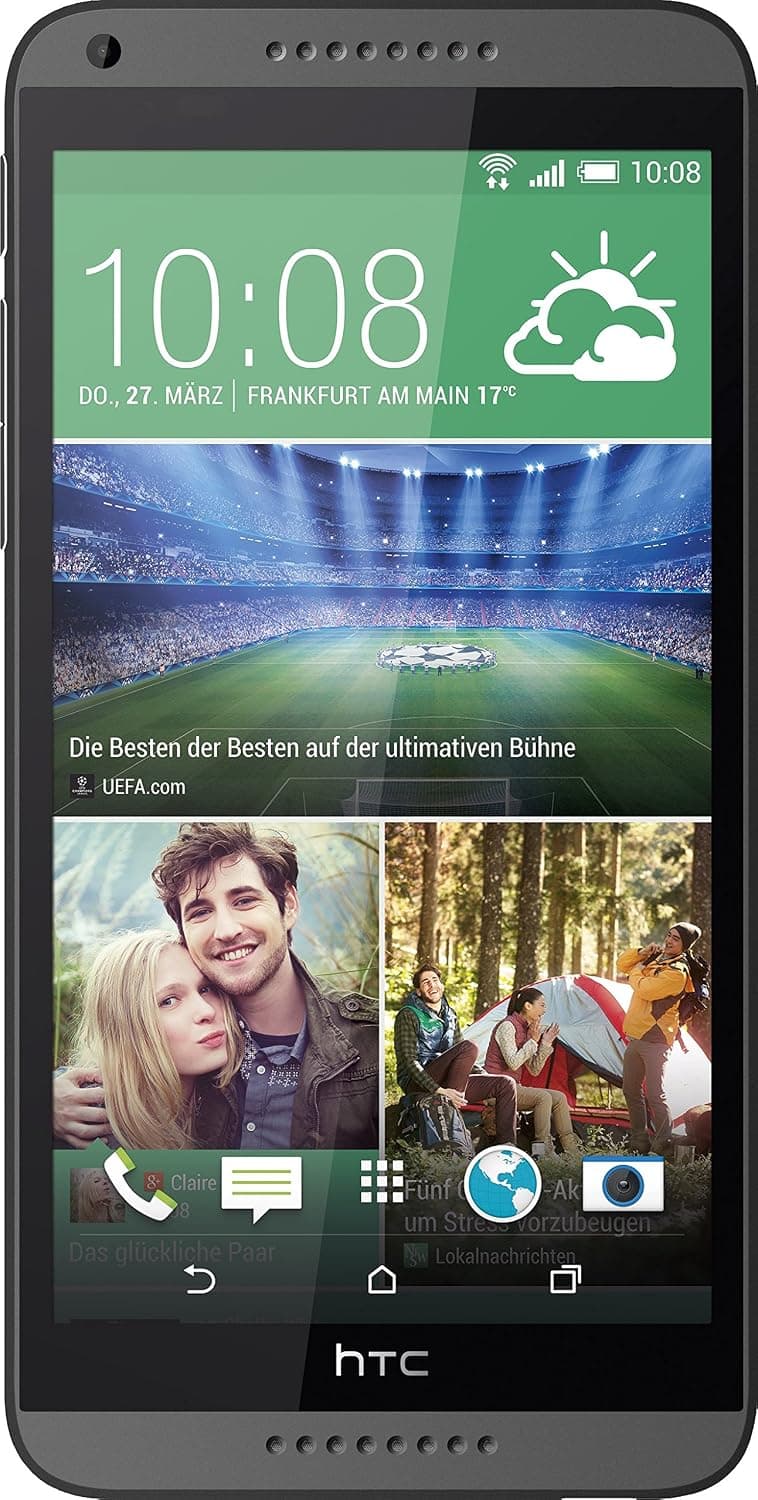 HTC Desire 816 Single-Sim 8GB ROM + 1.5GB RAM (GSM Only | No CDMA) Factory Unlocked 4G/LTE Smartphone (Grey) - International Version